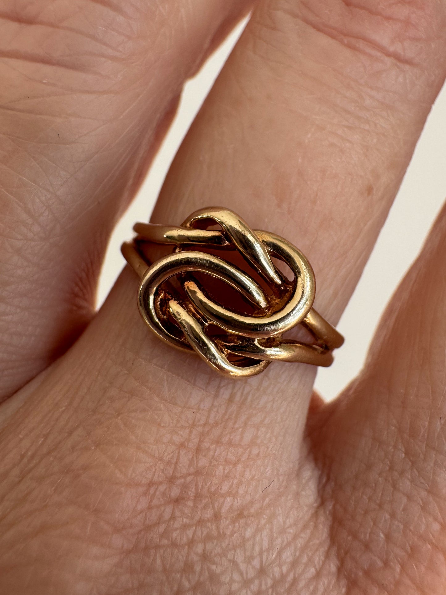 Vintage 10K Lover's Knot Ring