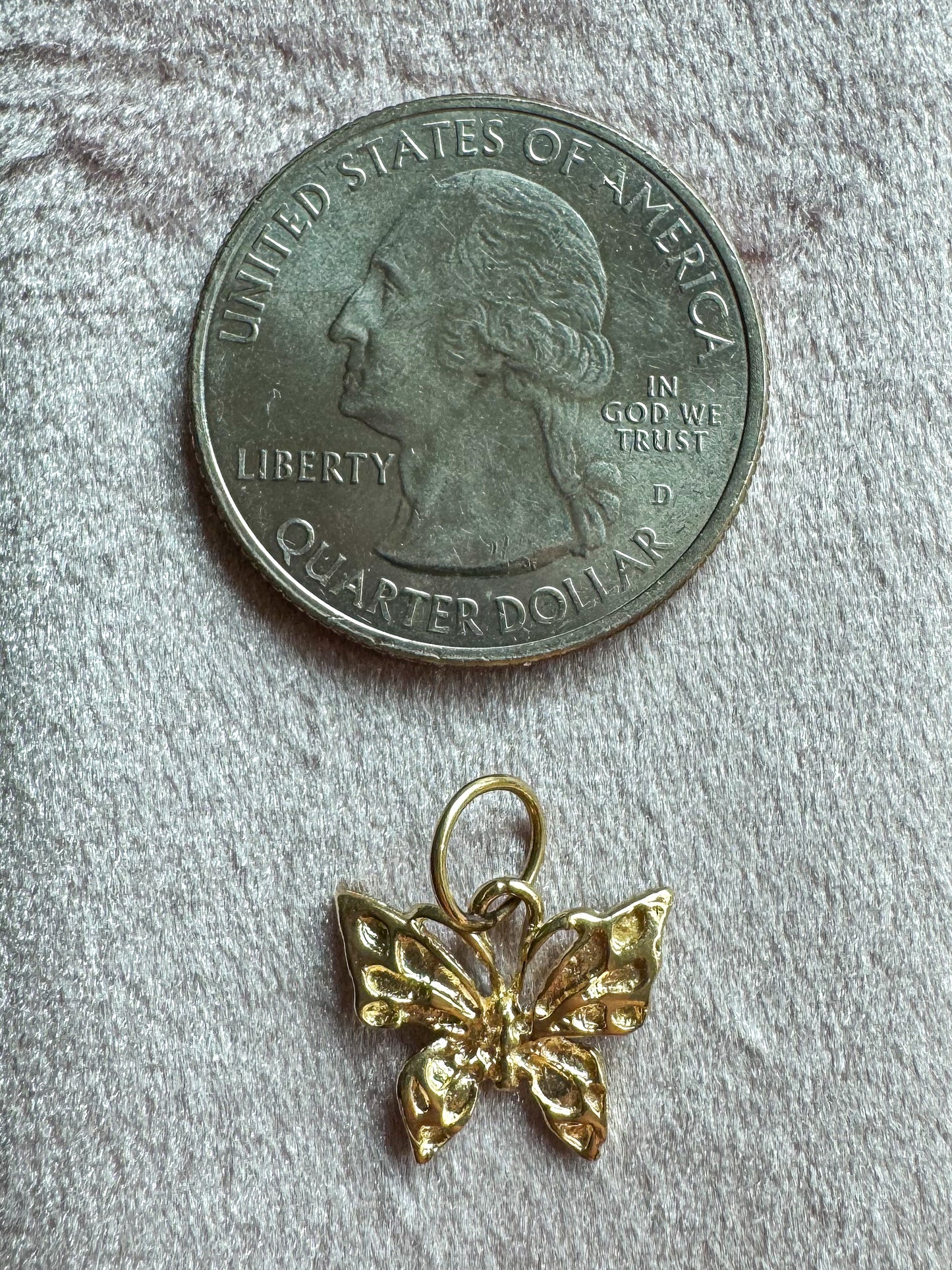 14K Butterfly Charm
