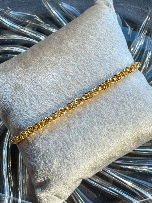 14K Byzantine Chain Bracelet