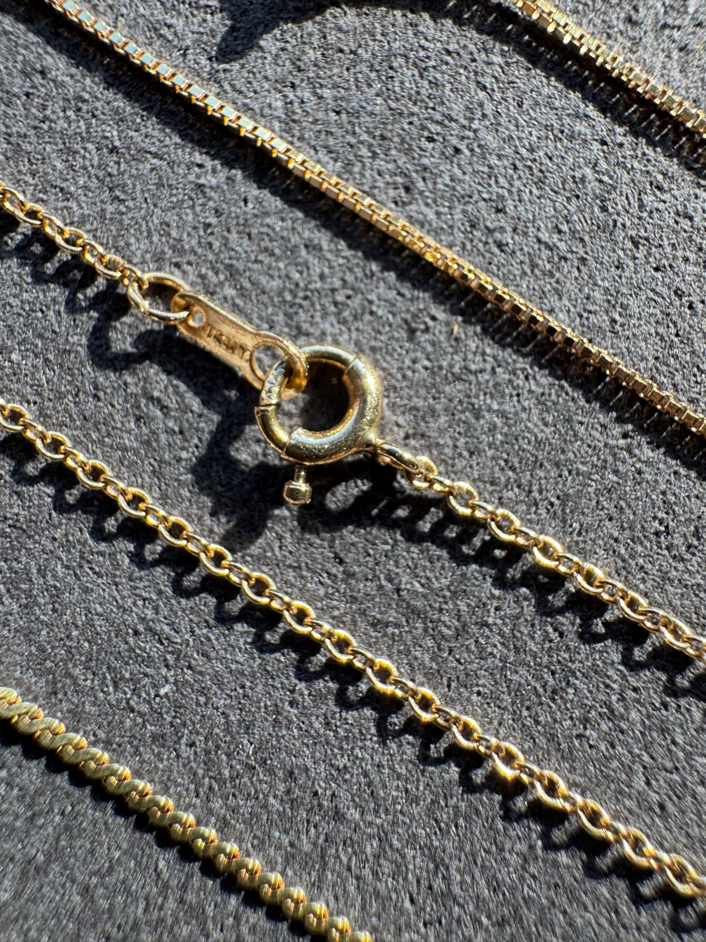 14K Yellow Gold Cable Chain