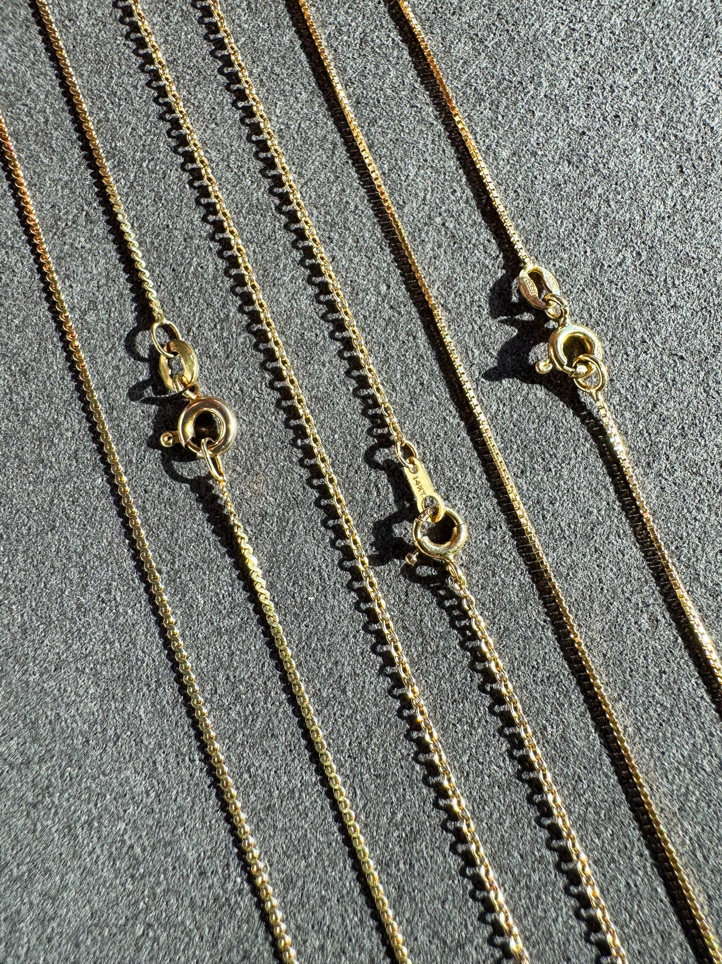 14K Yellow Gold Unoaerre Serpentine Chain