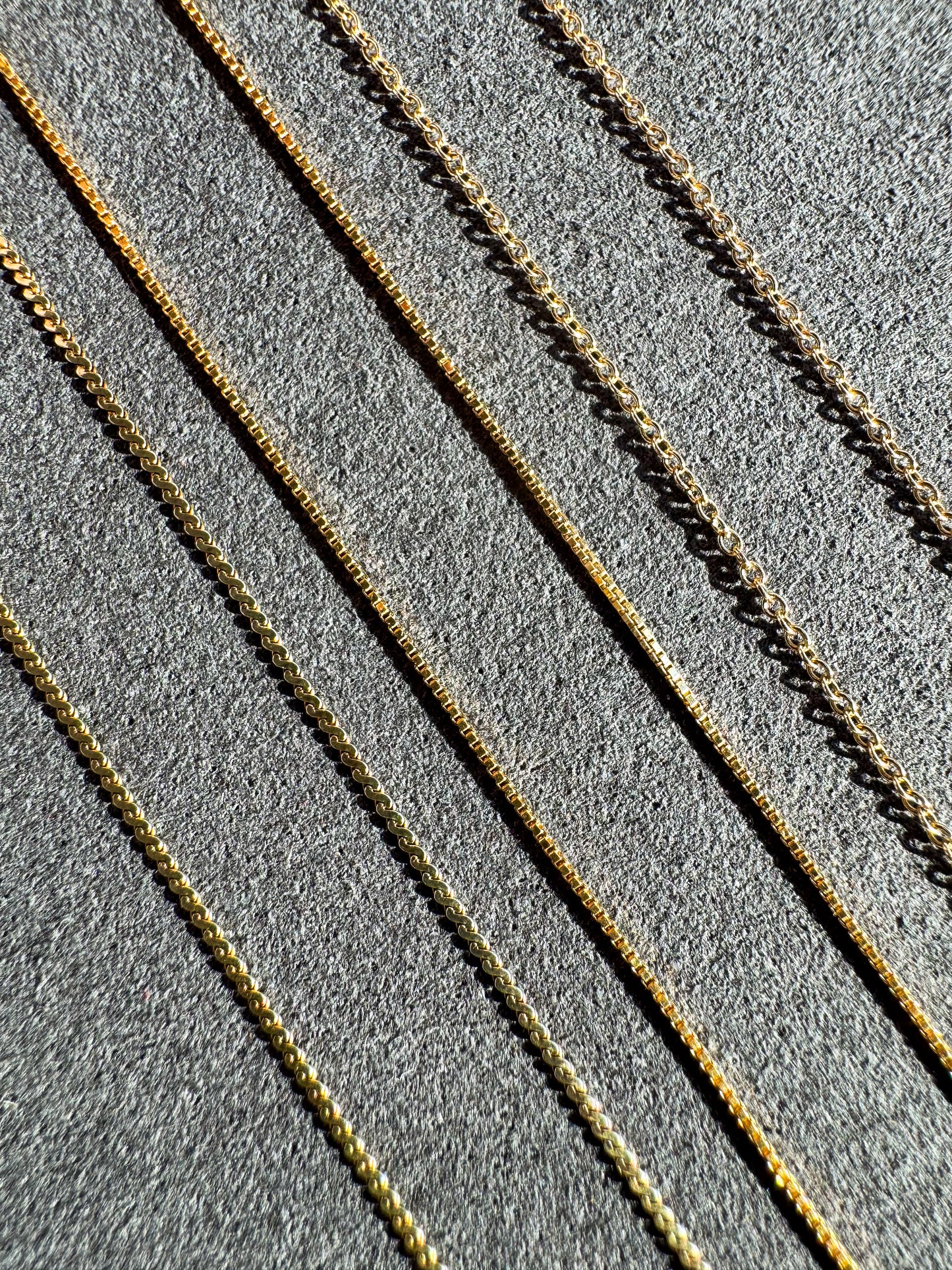 14K Yellow Gold Cable Chain