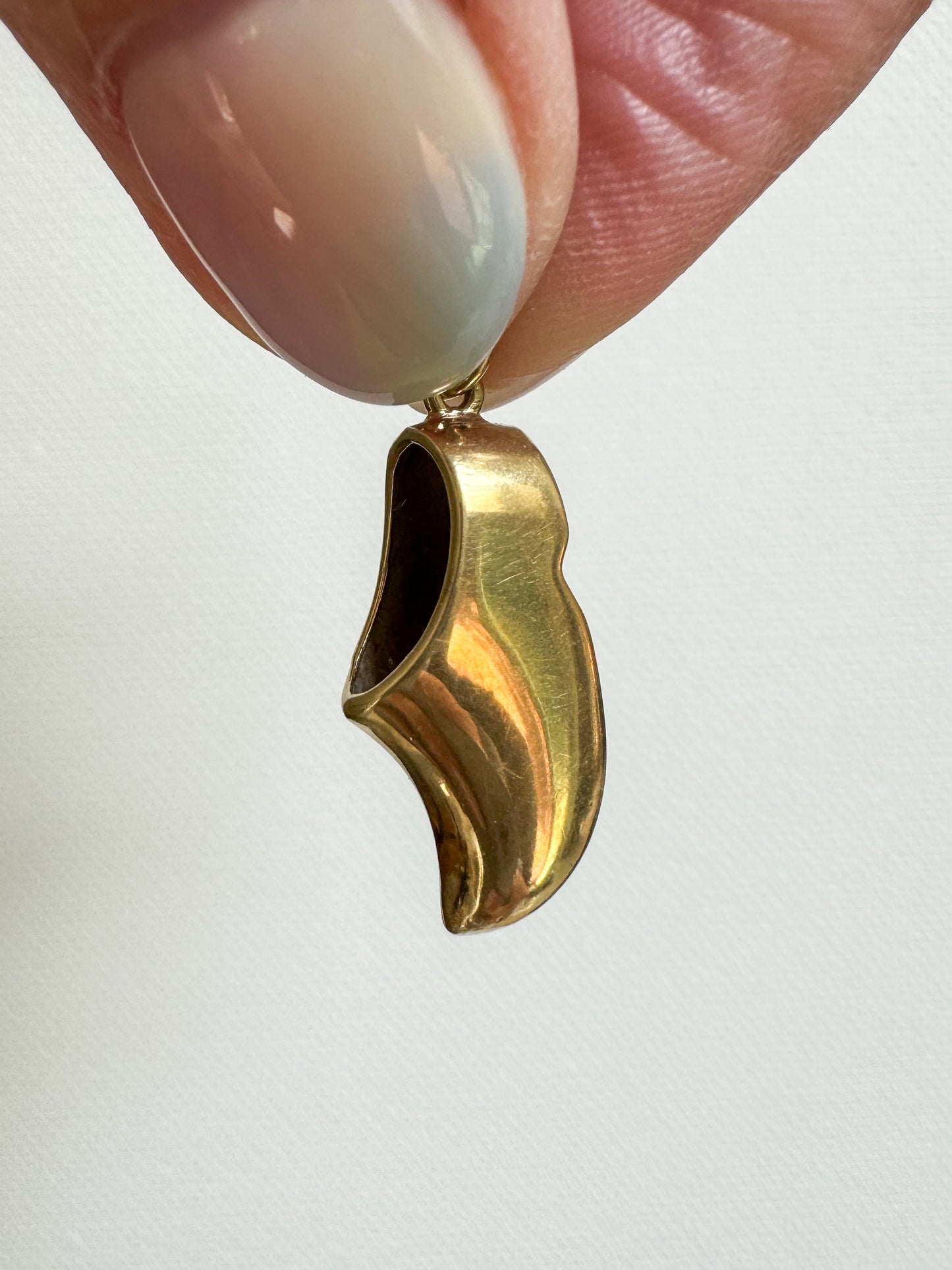 14K Gold Clog Charm