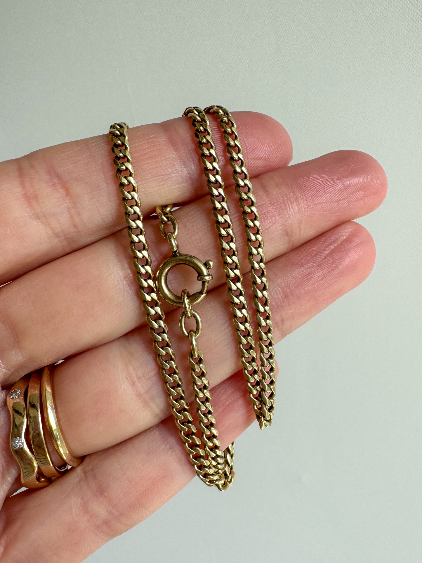 Vintage Solid 14K Curb Chain