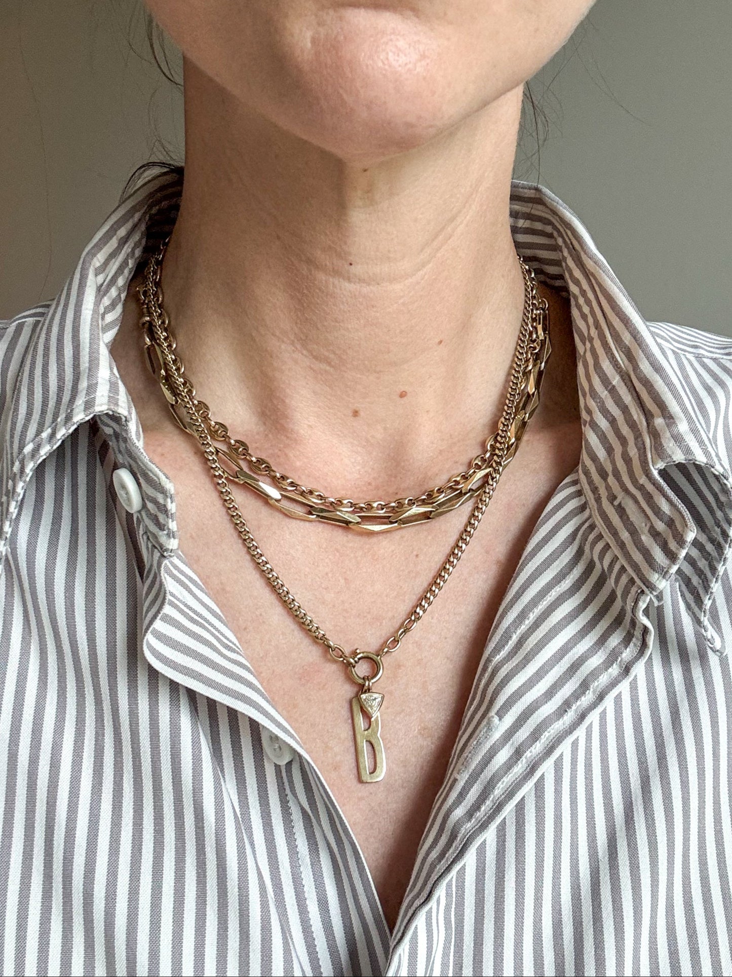 Vintage Solid 14K Curb Chain