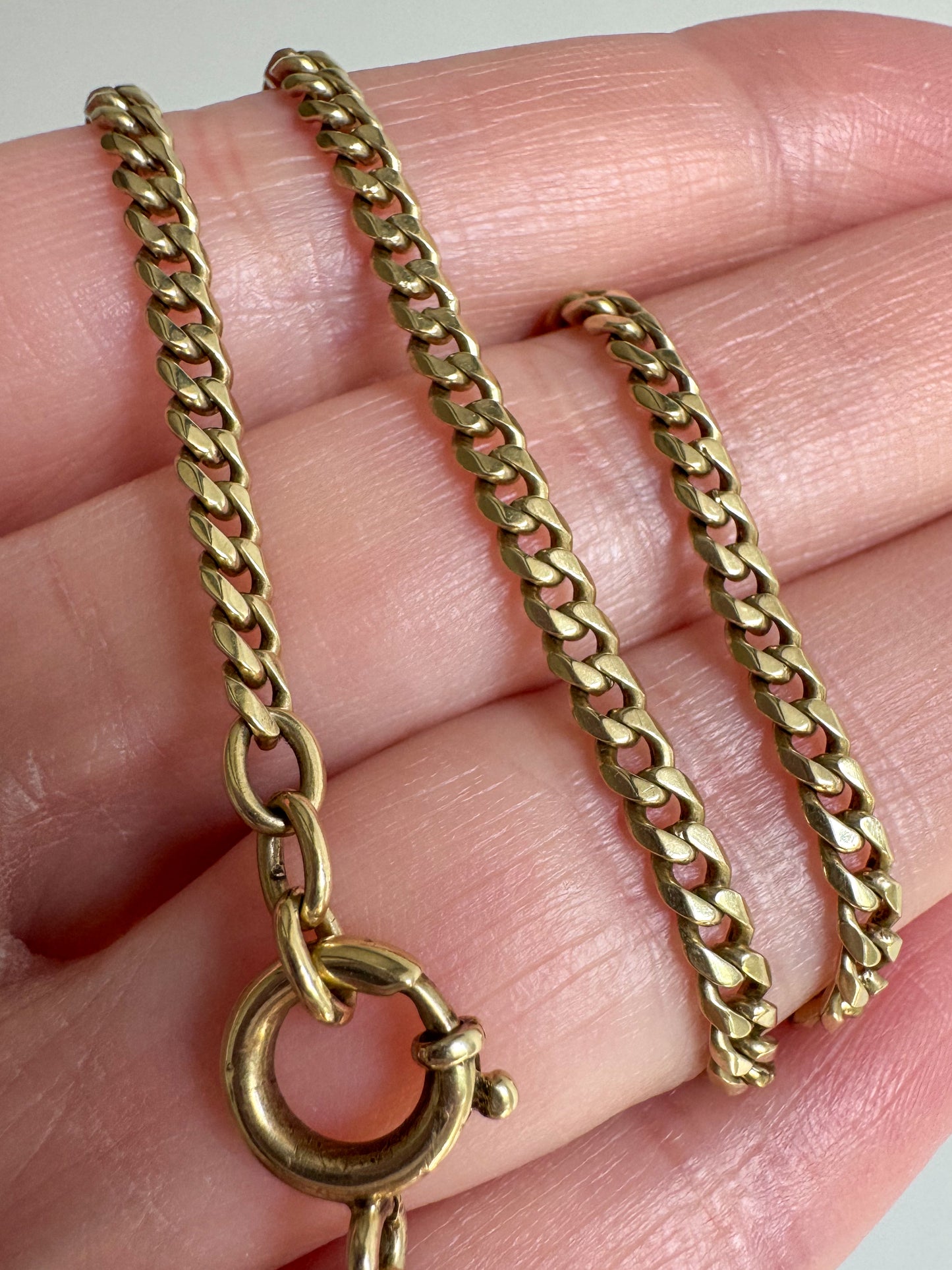 Vintage Solid 14K Curb Chain