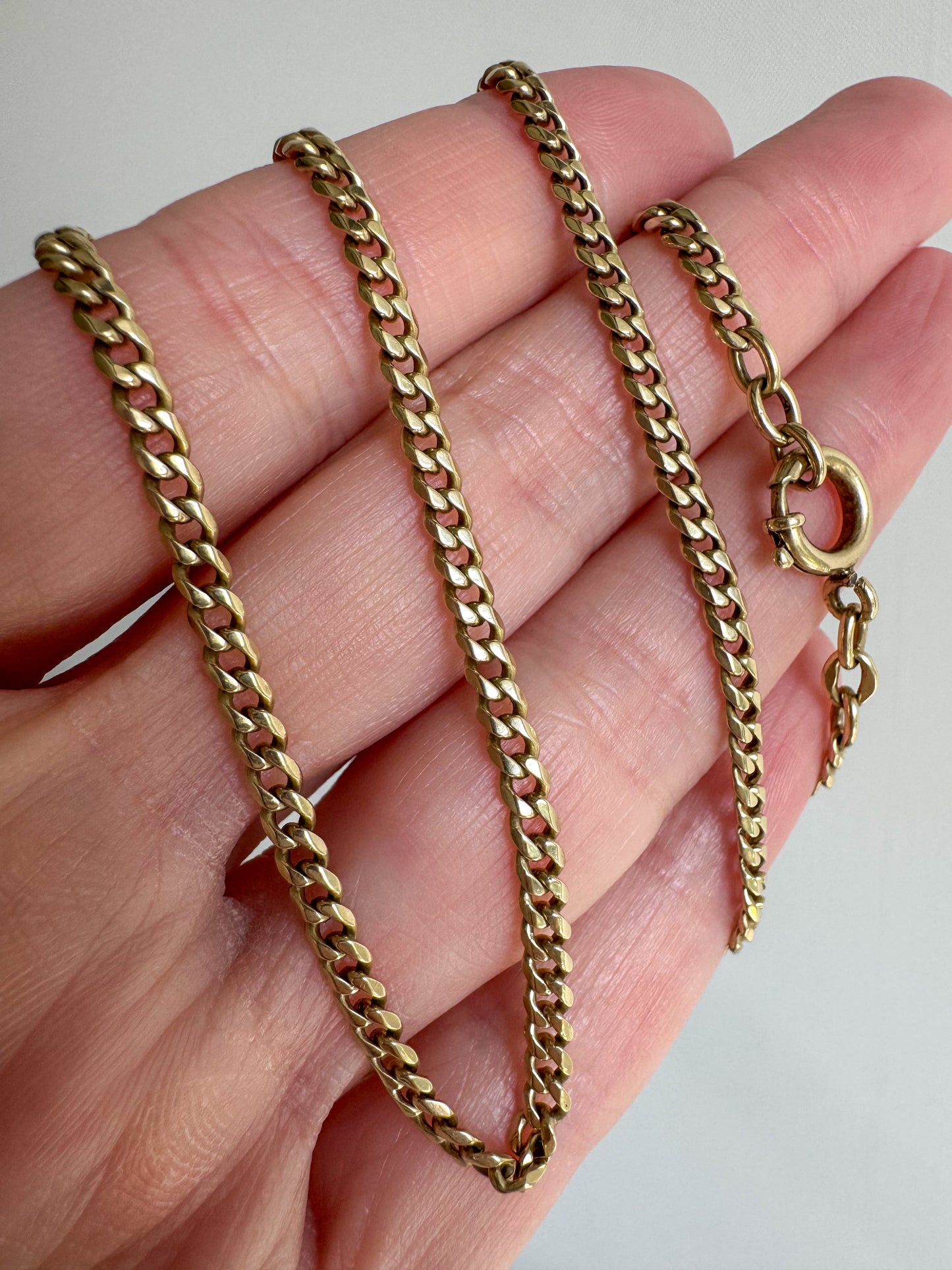 Vintage Solid 14K Curb Chain