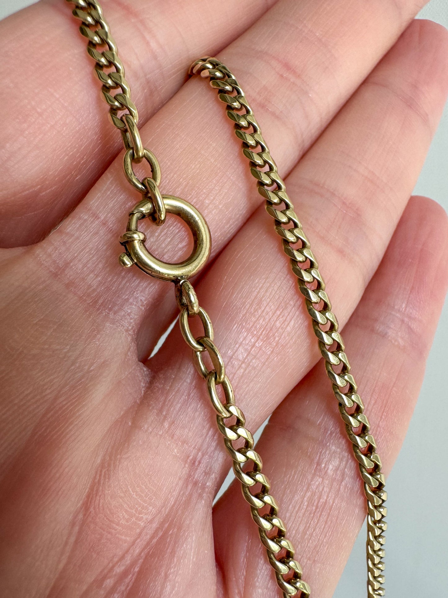 Vintage Solid 14K Curb Chain