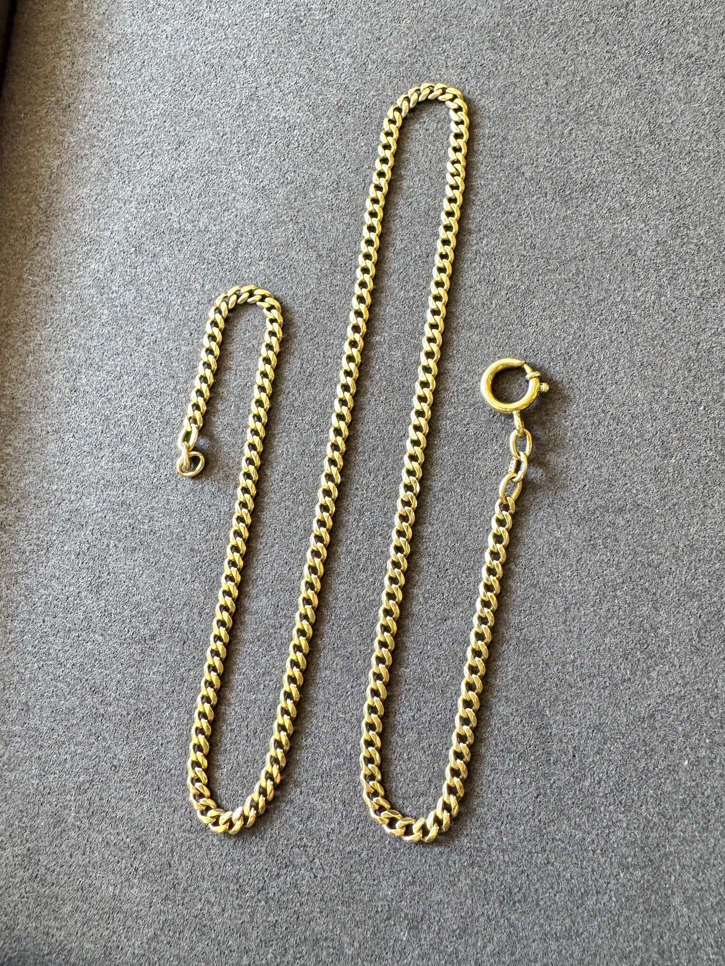 Vintage Solid 14K Curb Chain