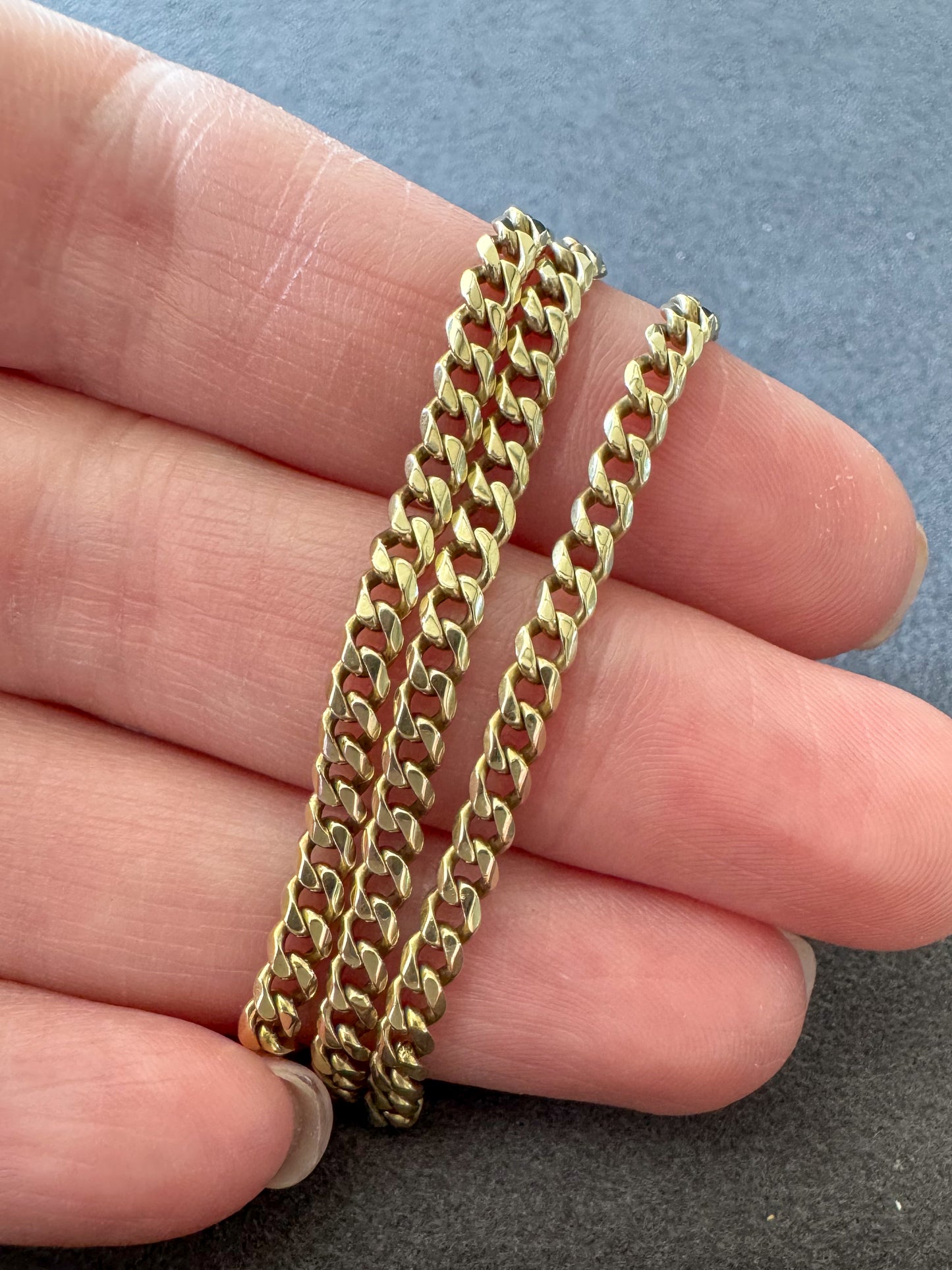 Vintage Solid 14K Curb Chain