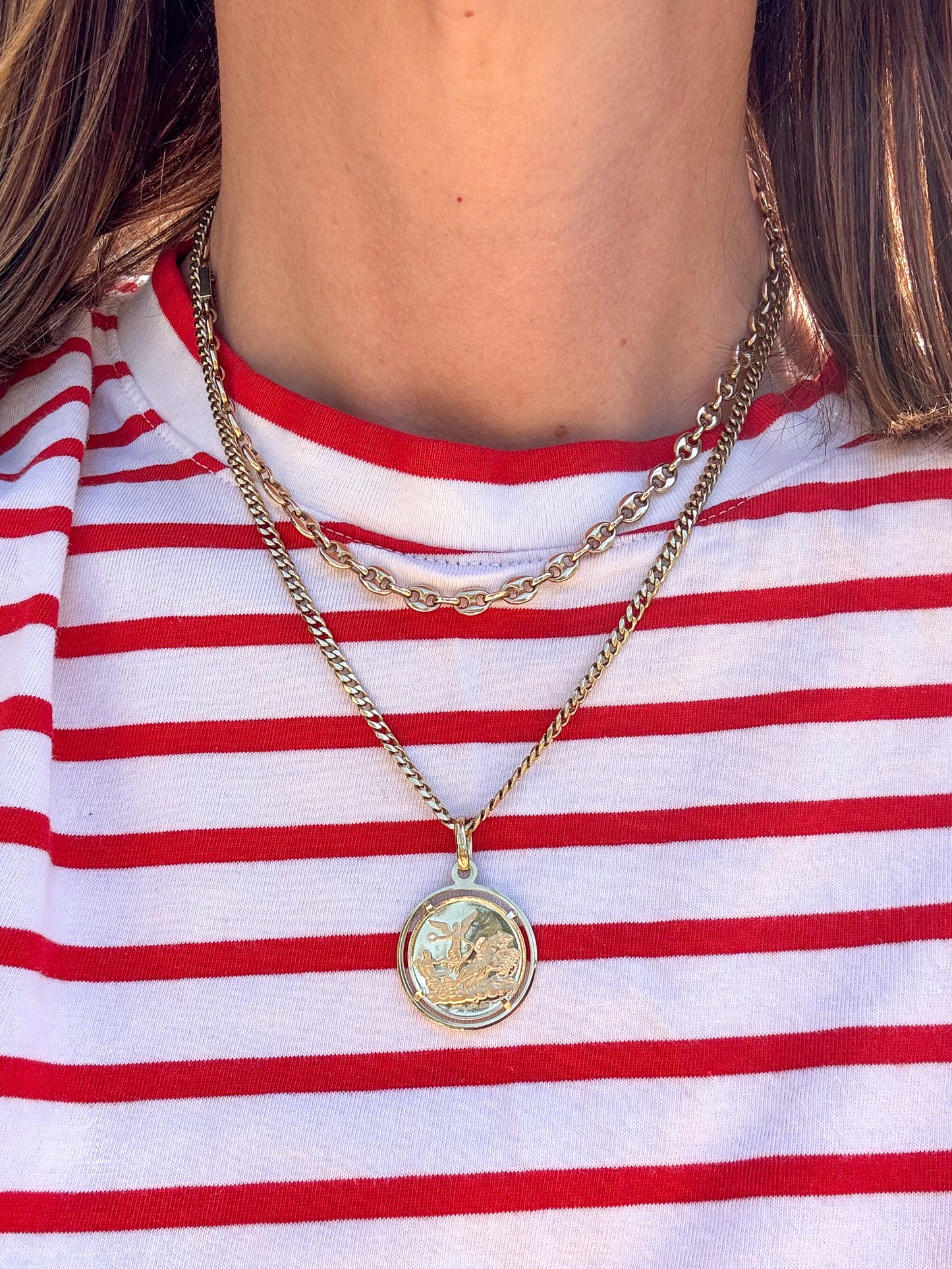 Vintage Solid 14K Curb Chain