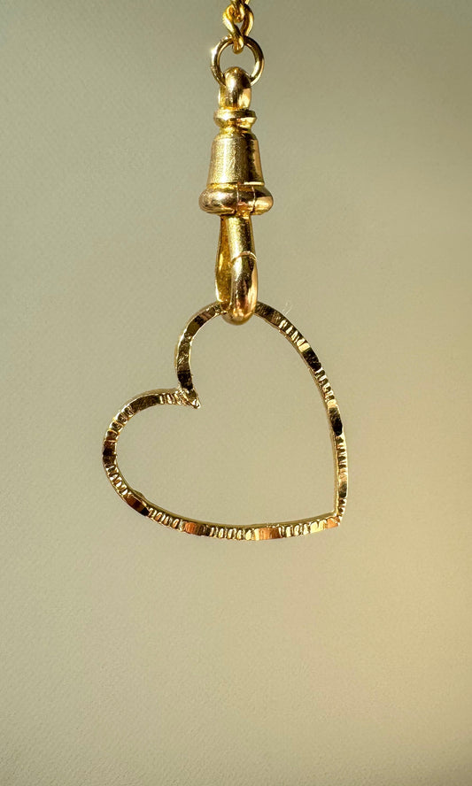 Vintage 14K Open Heart Charm