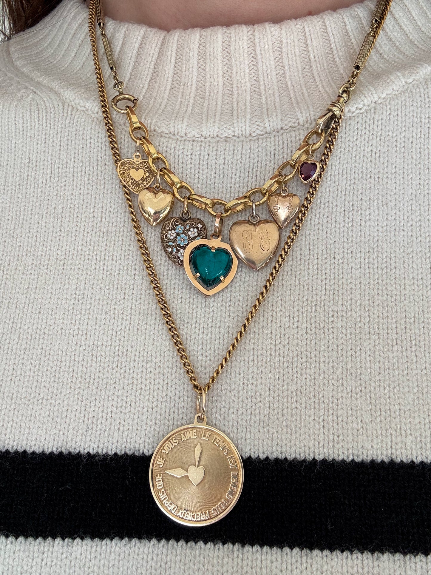 Vintage 14K Love Token