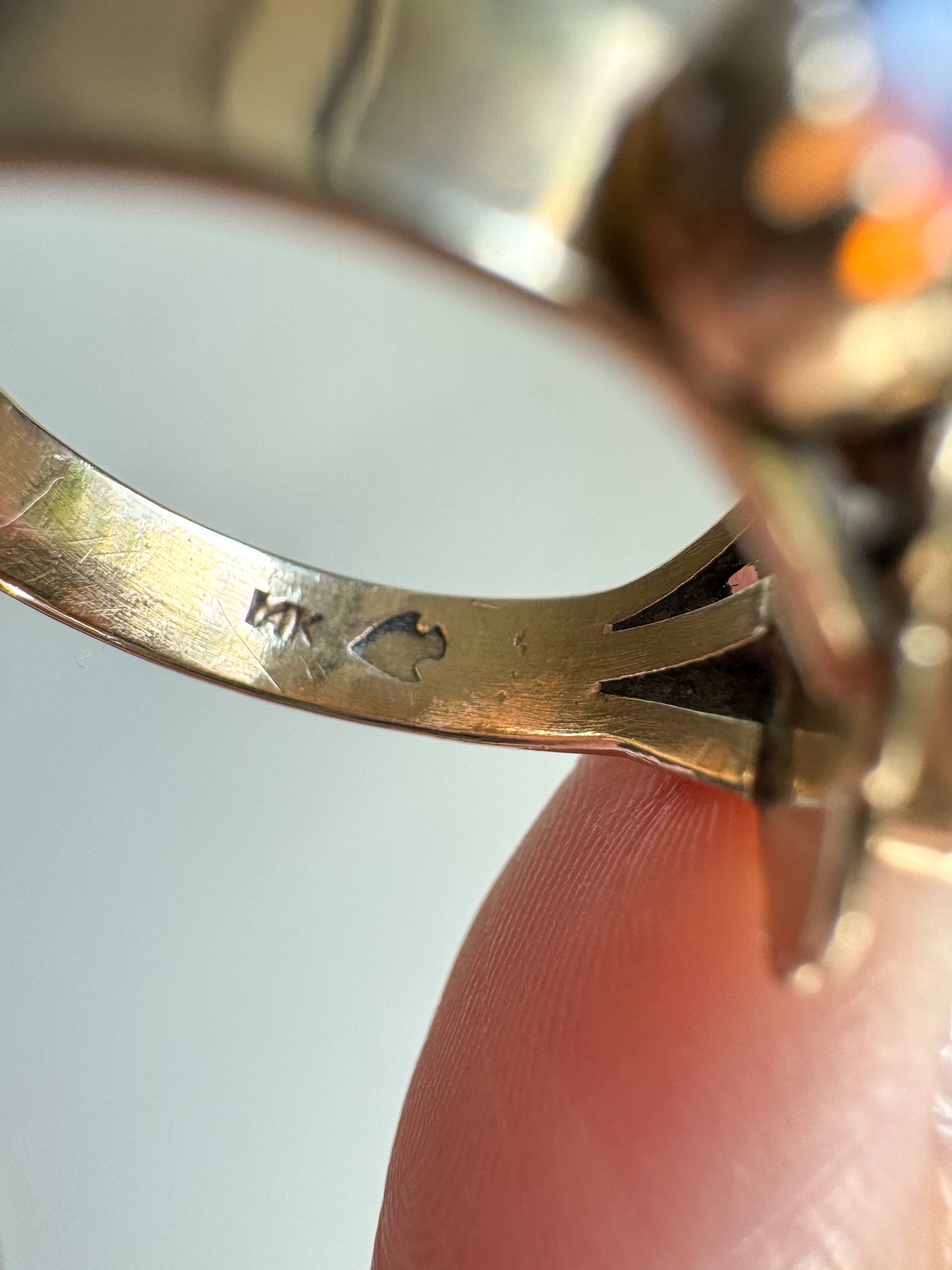 Handcrafted 14K Gold and Opal Ring