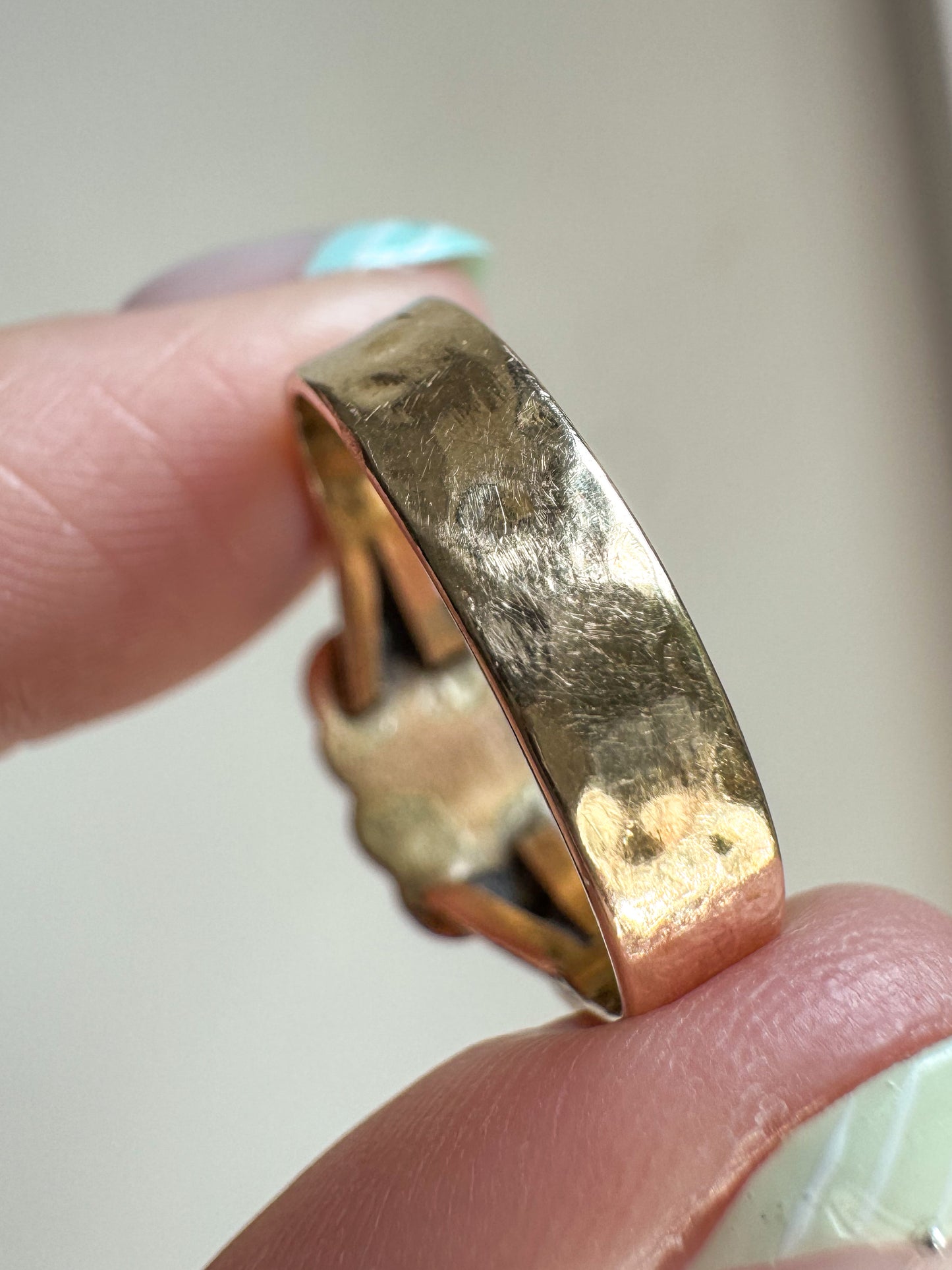 Handcrafted 14K Gold and Opal Ring