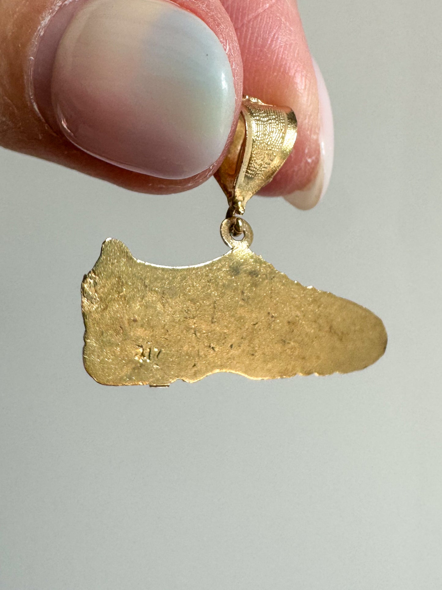 Vintage 10K Gold Nike Sneaker Charm