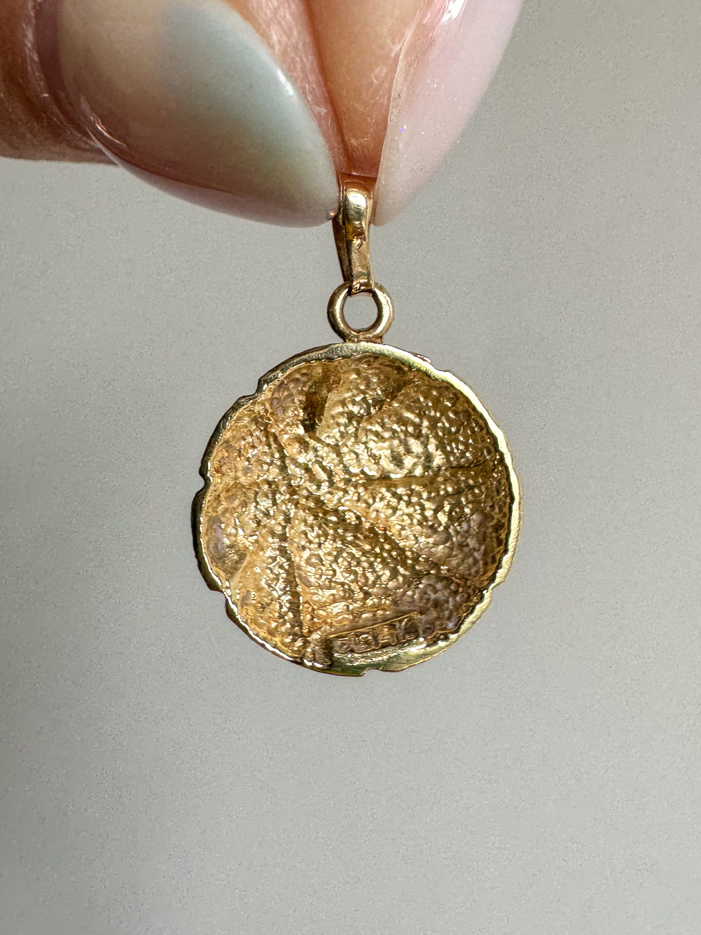 Vintage 14K Gold Basketball Charm