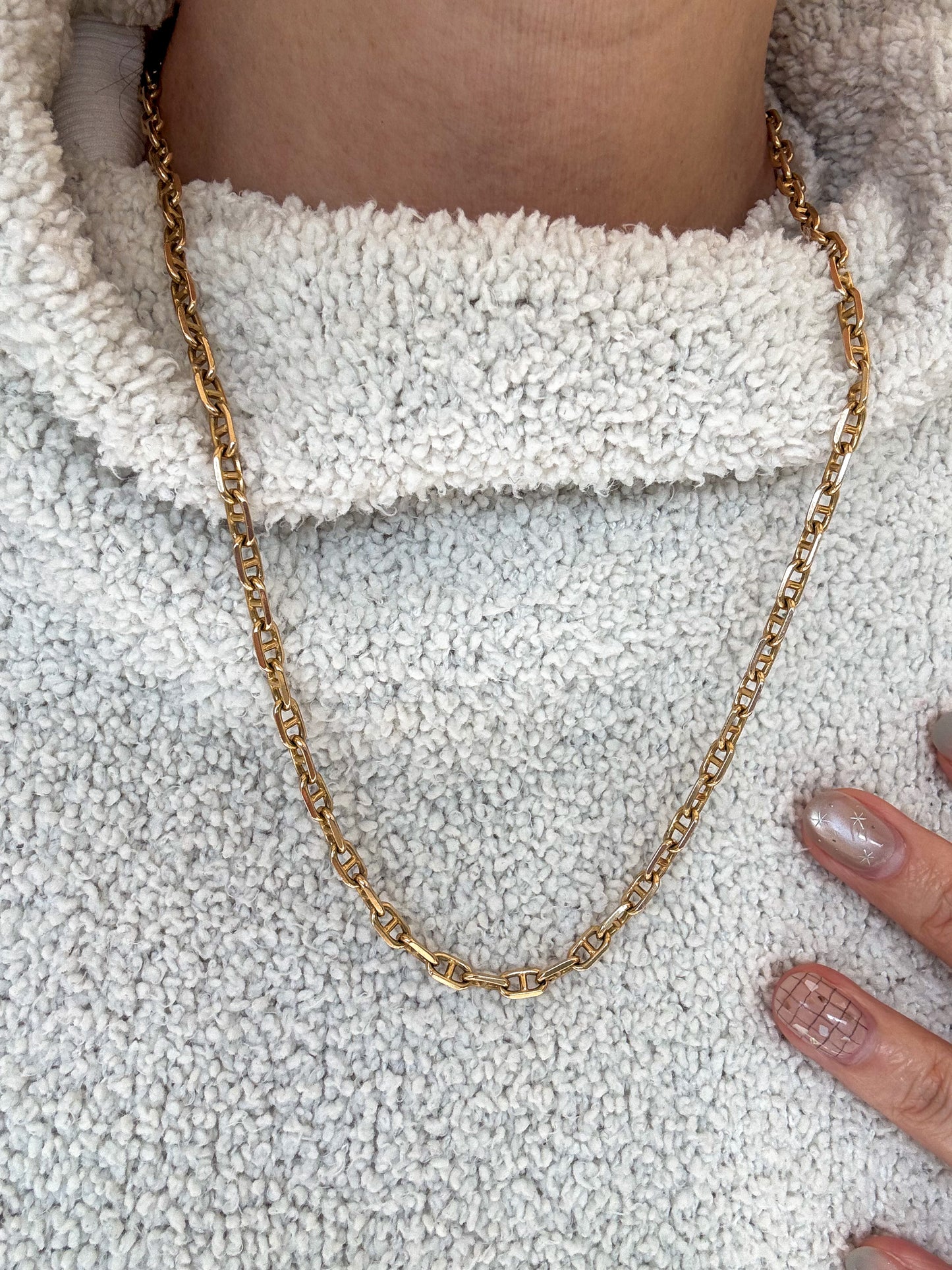 14K Chaîne D'Ancre Necklace