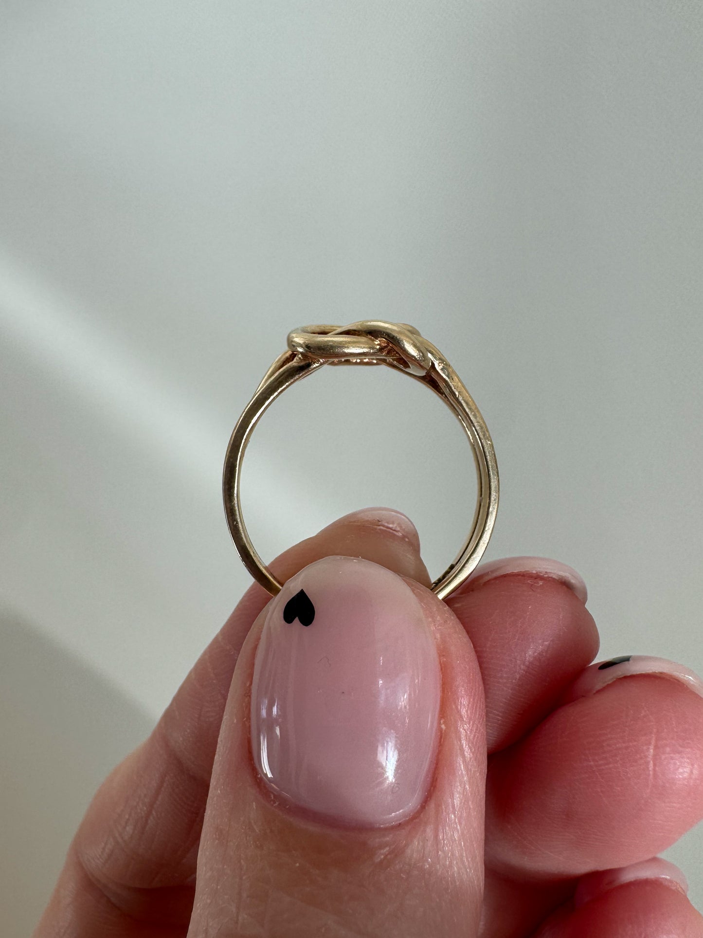 Vintage 10K Lover's Knot Ring
