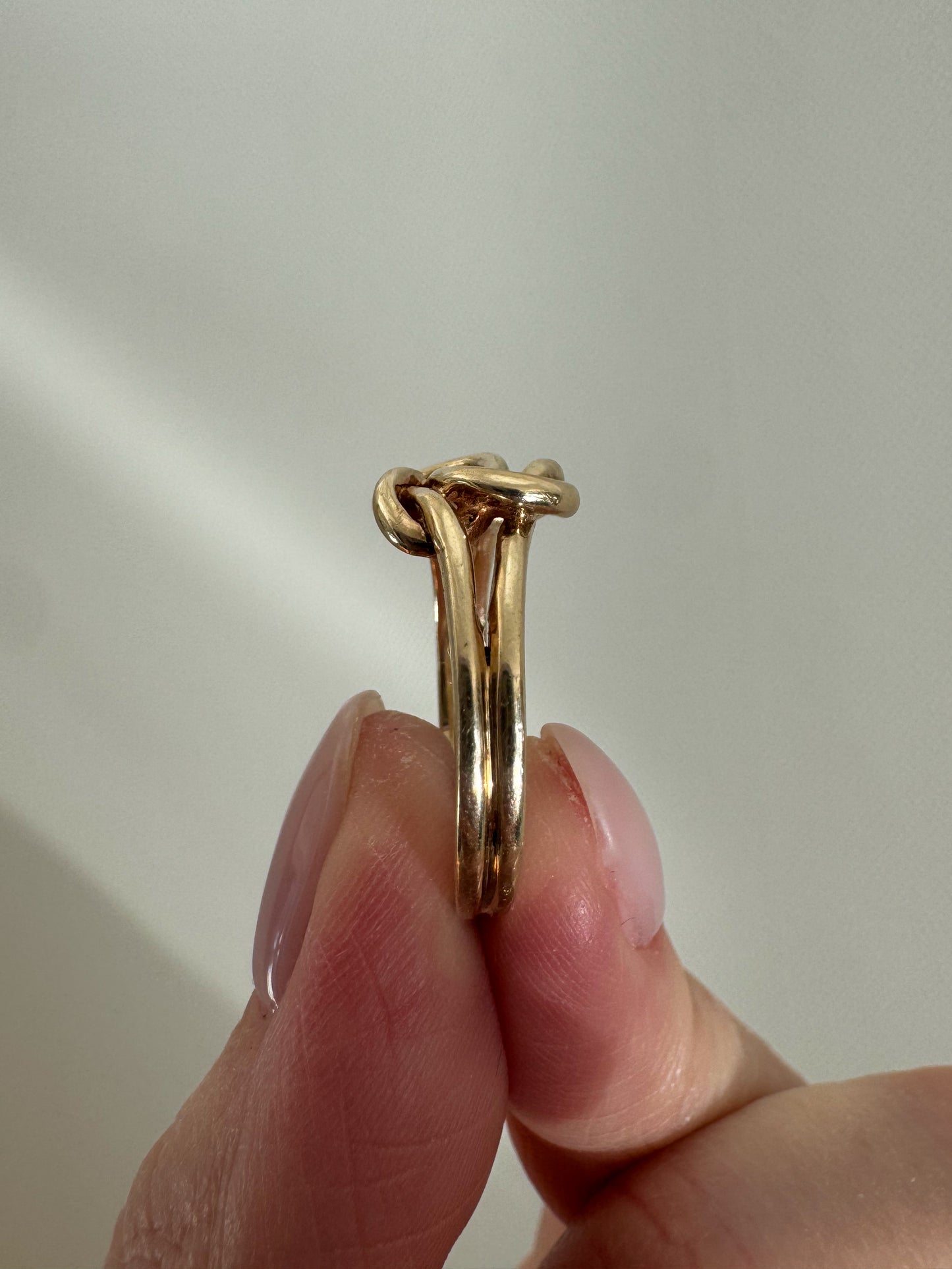 Vintage 10K Lover's Knot Ring