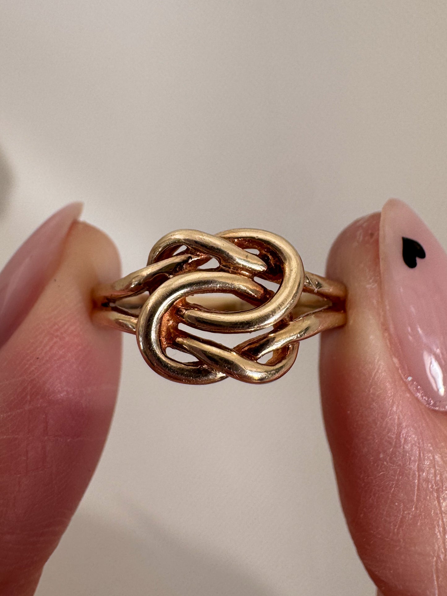Vintage 10K Lover's Knot Ring