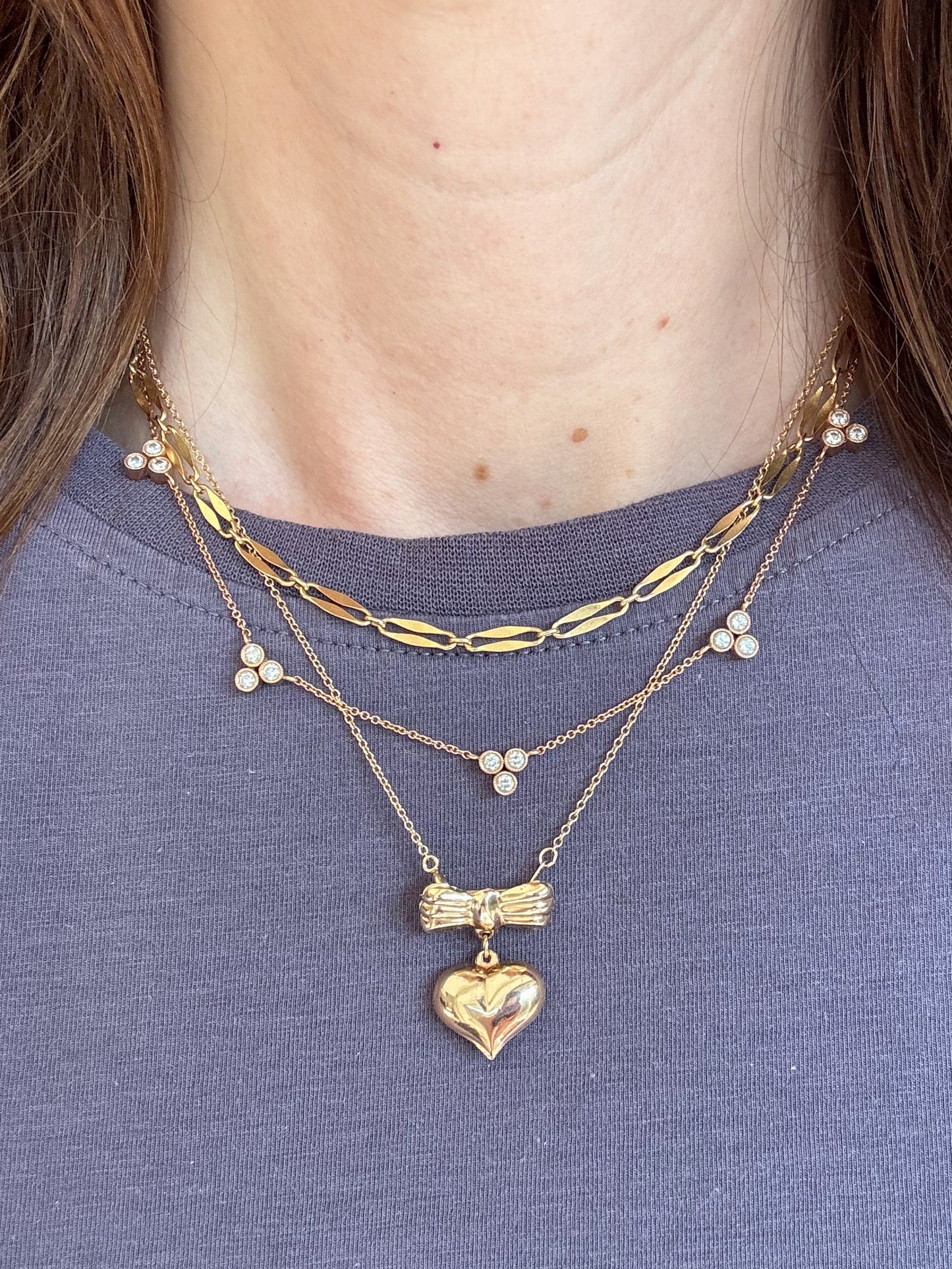 Vintage 18K Fancy Link Necklace