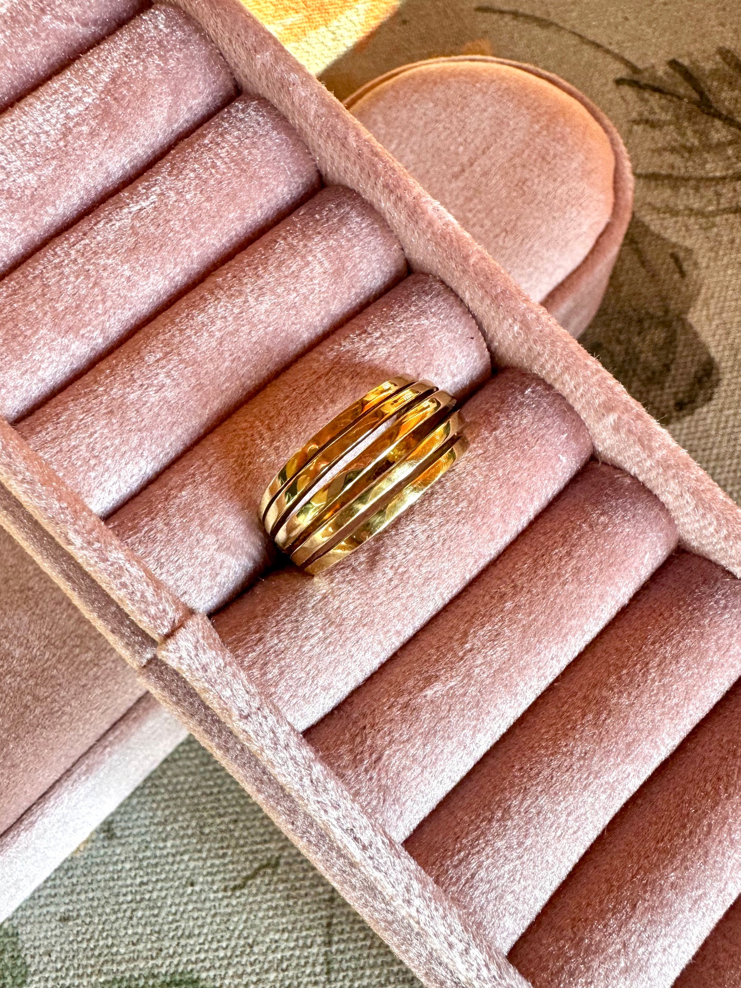 Vintage 14K Multiband Ring