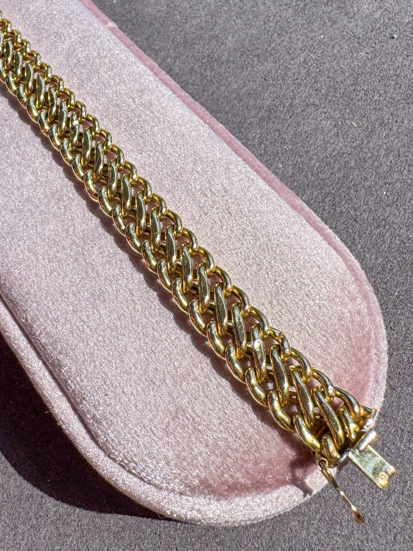 Vintage 14K Italian Woven Bracelet