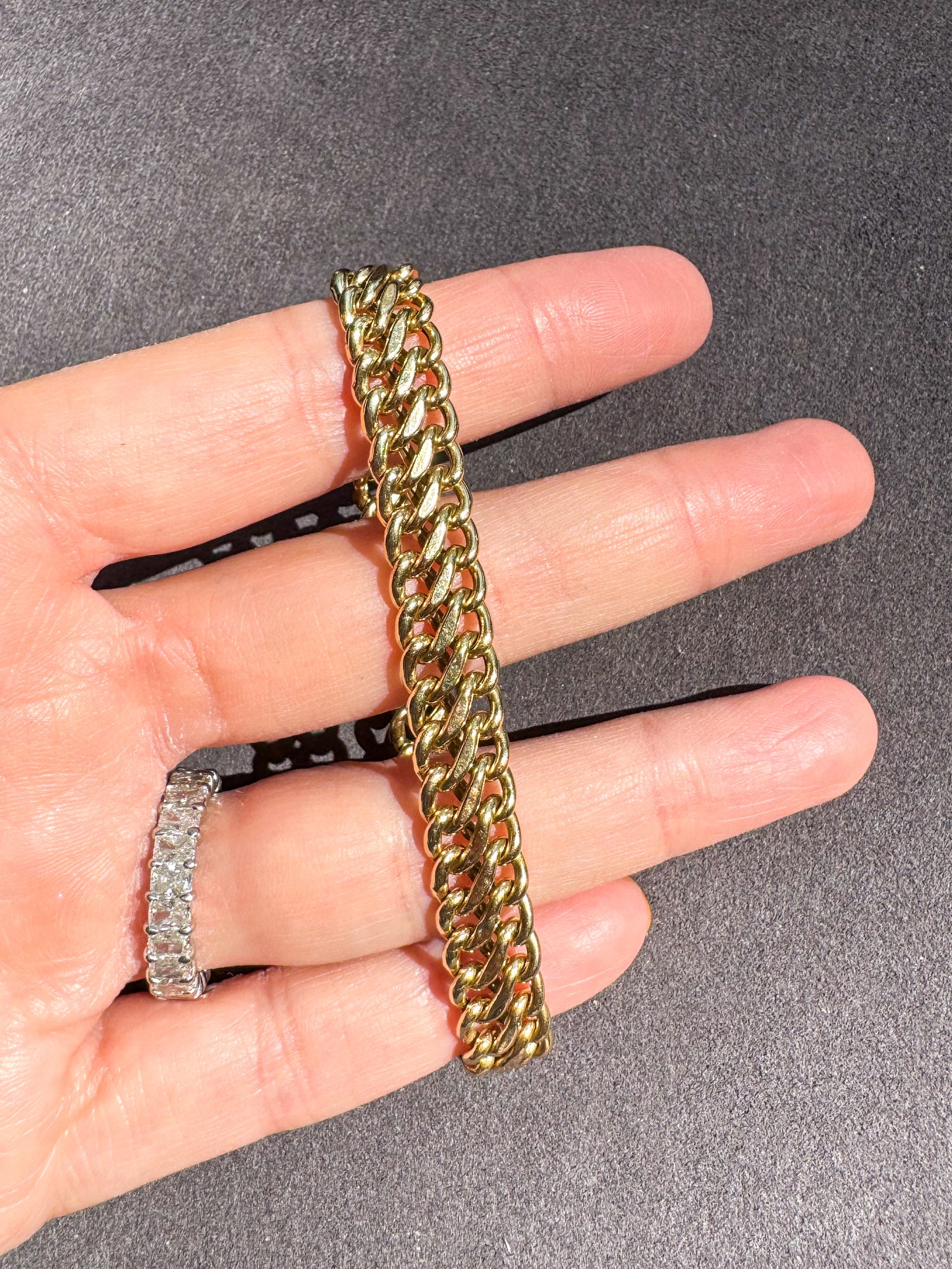 Vintage 14K Italian Woven Bracelet