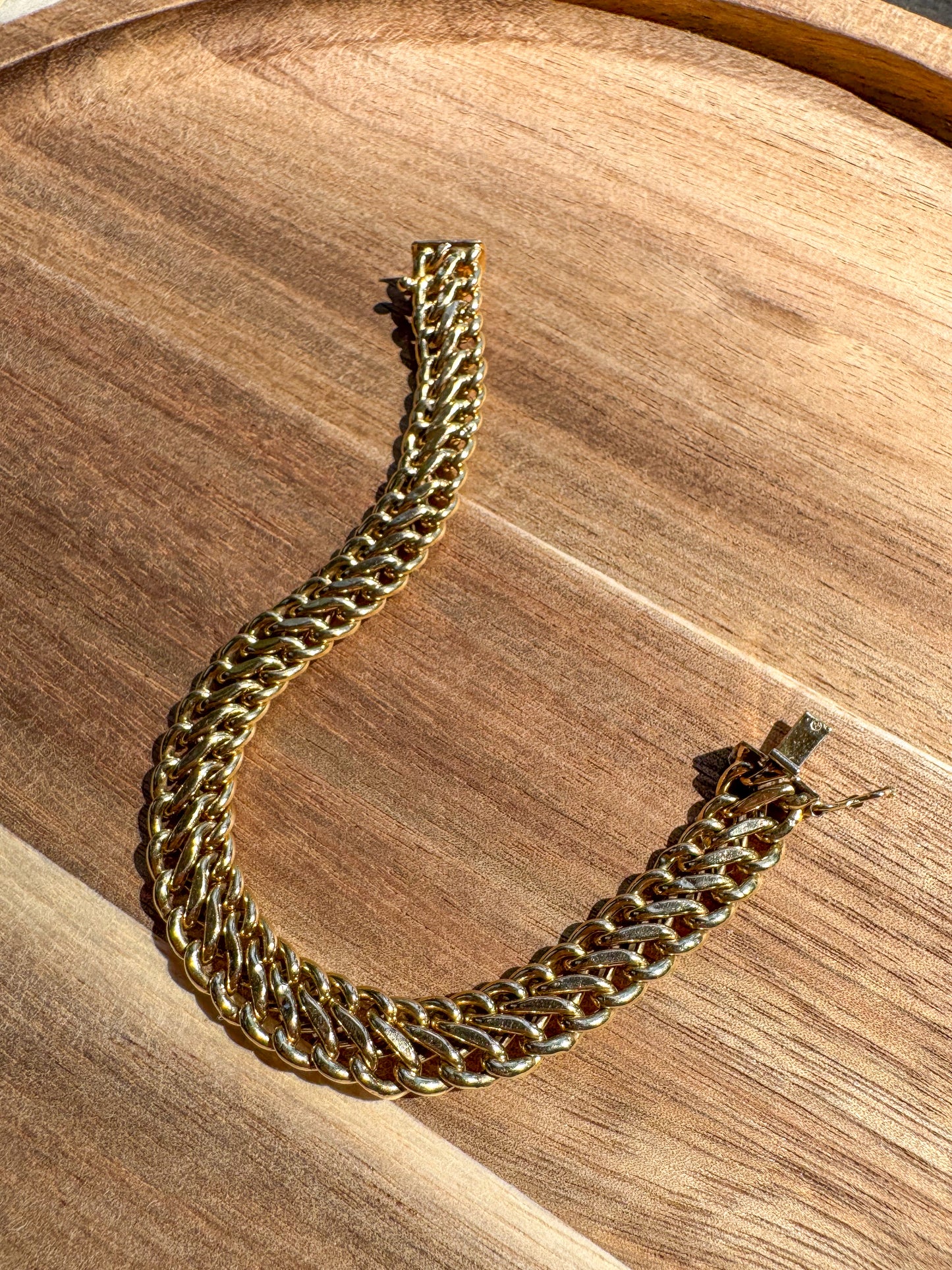 Vintage 14K Italian Woven Bracelet