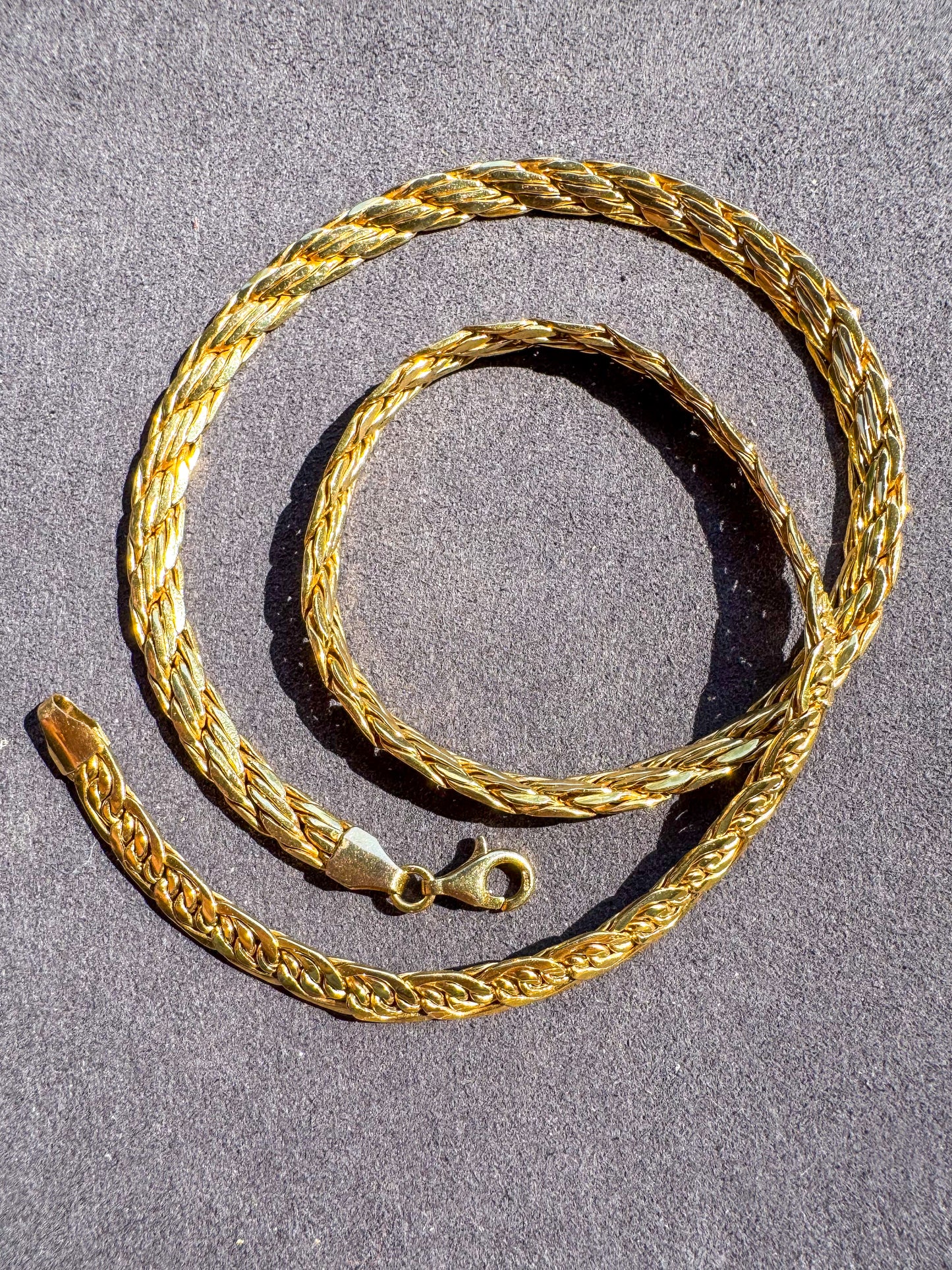 14K Italian Woven Necklace