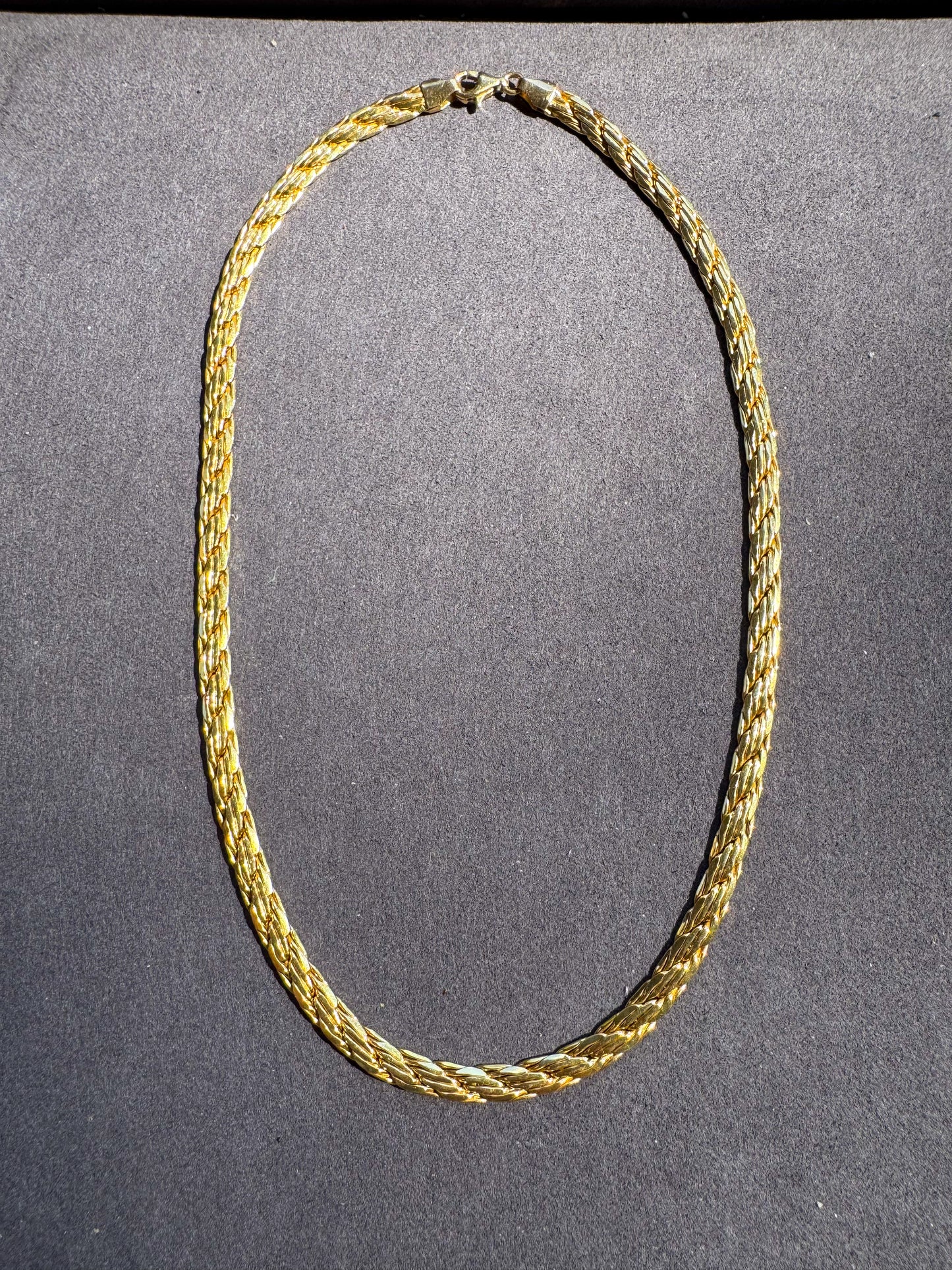 14K Italian Woven Necklace