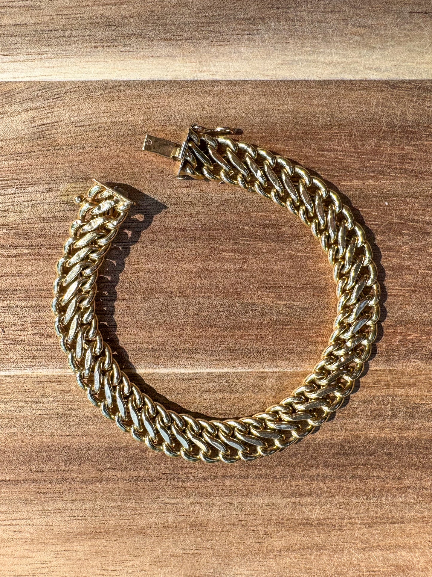 Vintage 14K Italian Woven Bracelet
