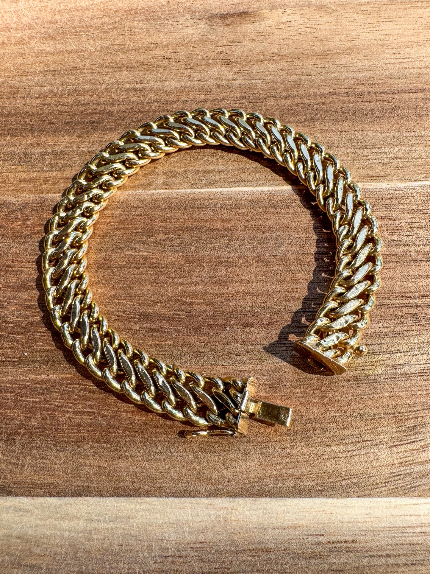 Vintage 14K Italian Woven Bracelet