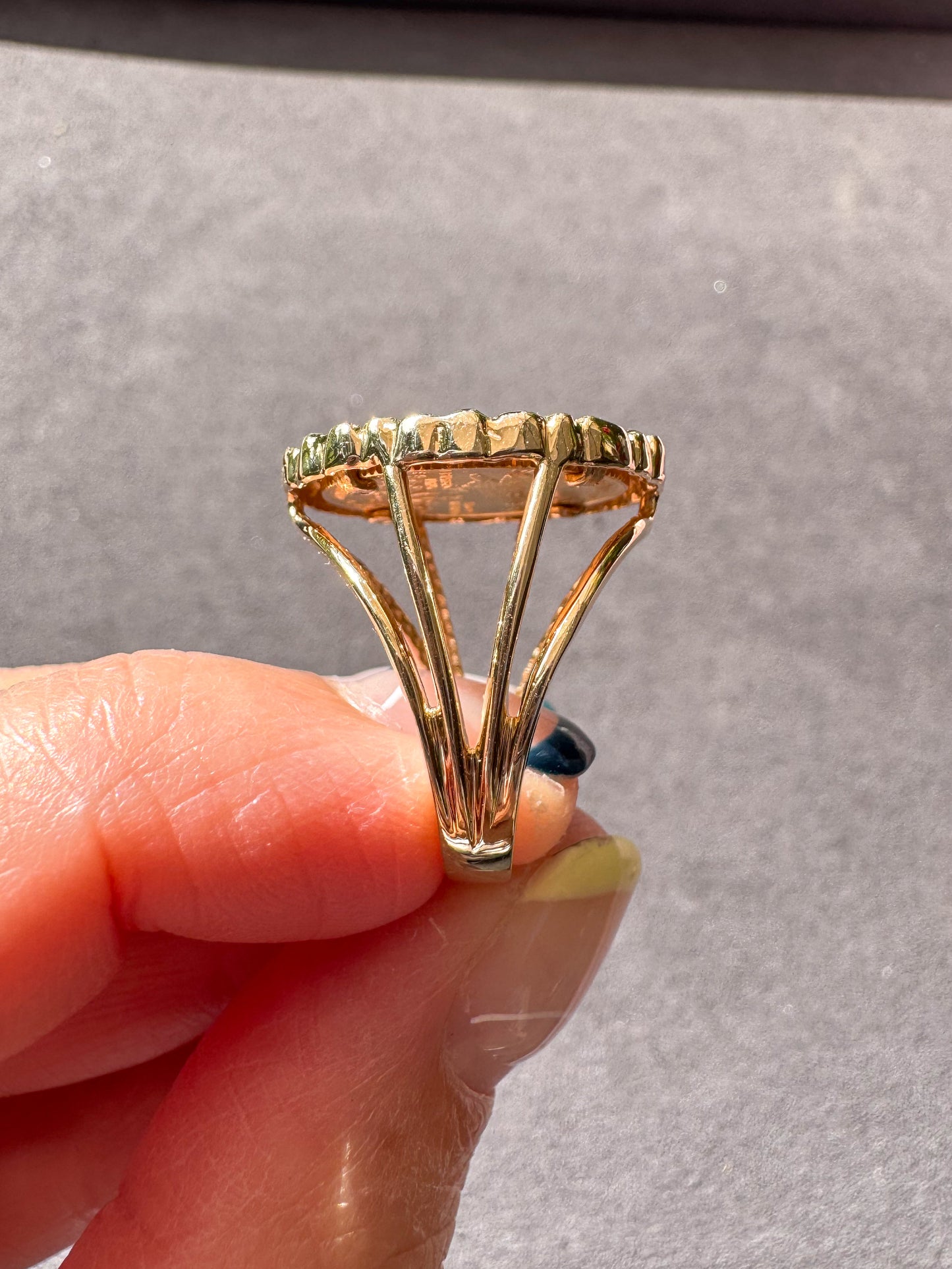 1987 Gold American Eagle Coin Ring