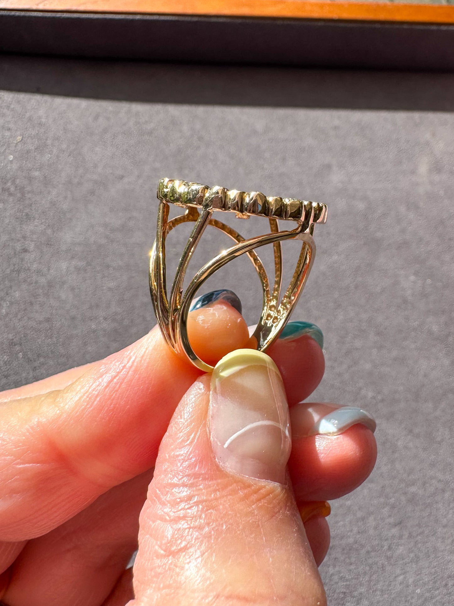 1987 Gold American Eagle Coin Ring