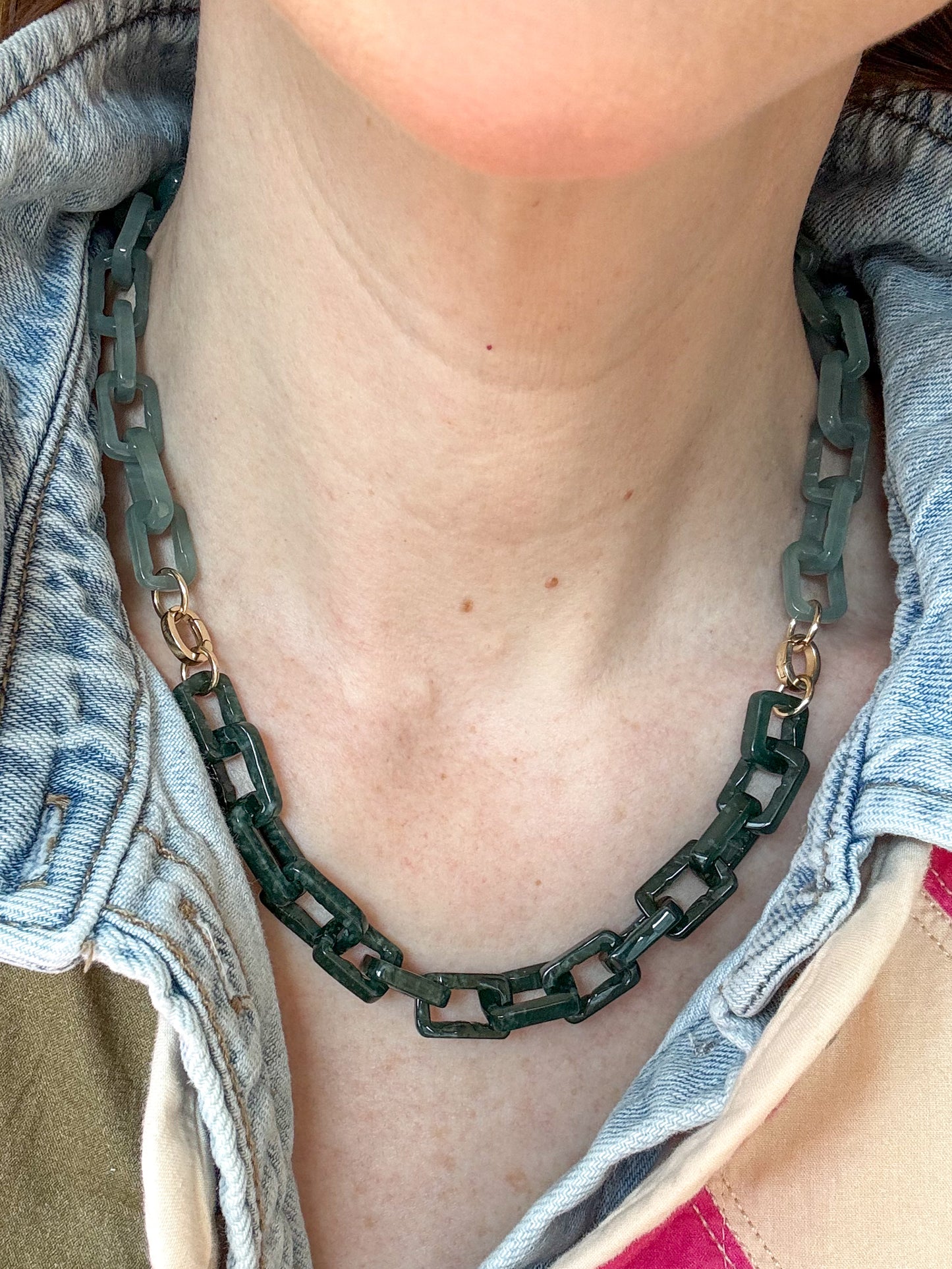 Hand Carved Guatemalan Jade Links