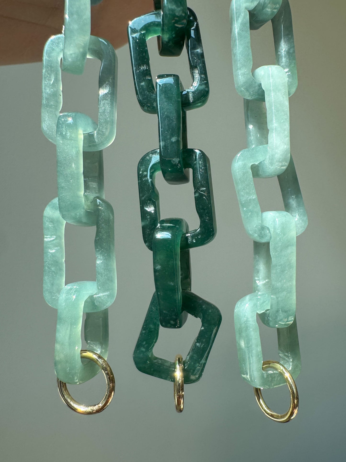 Hand Carved Guatemalan Jade Links