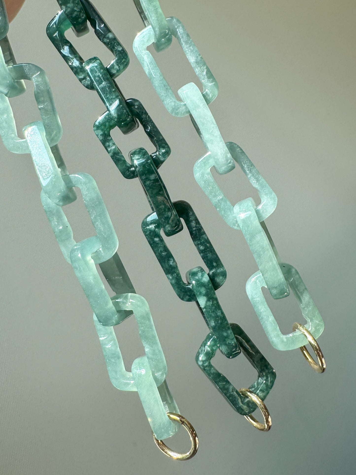 Hand Carved Guatemalan Jade Links