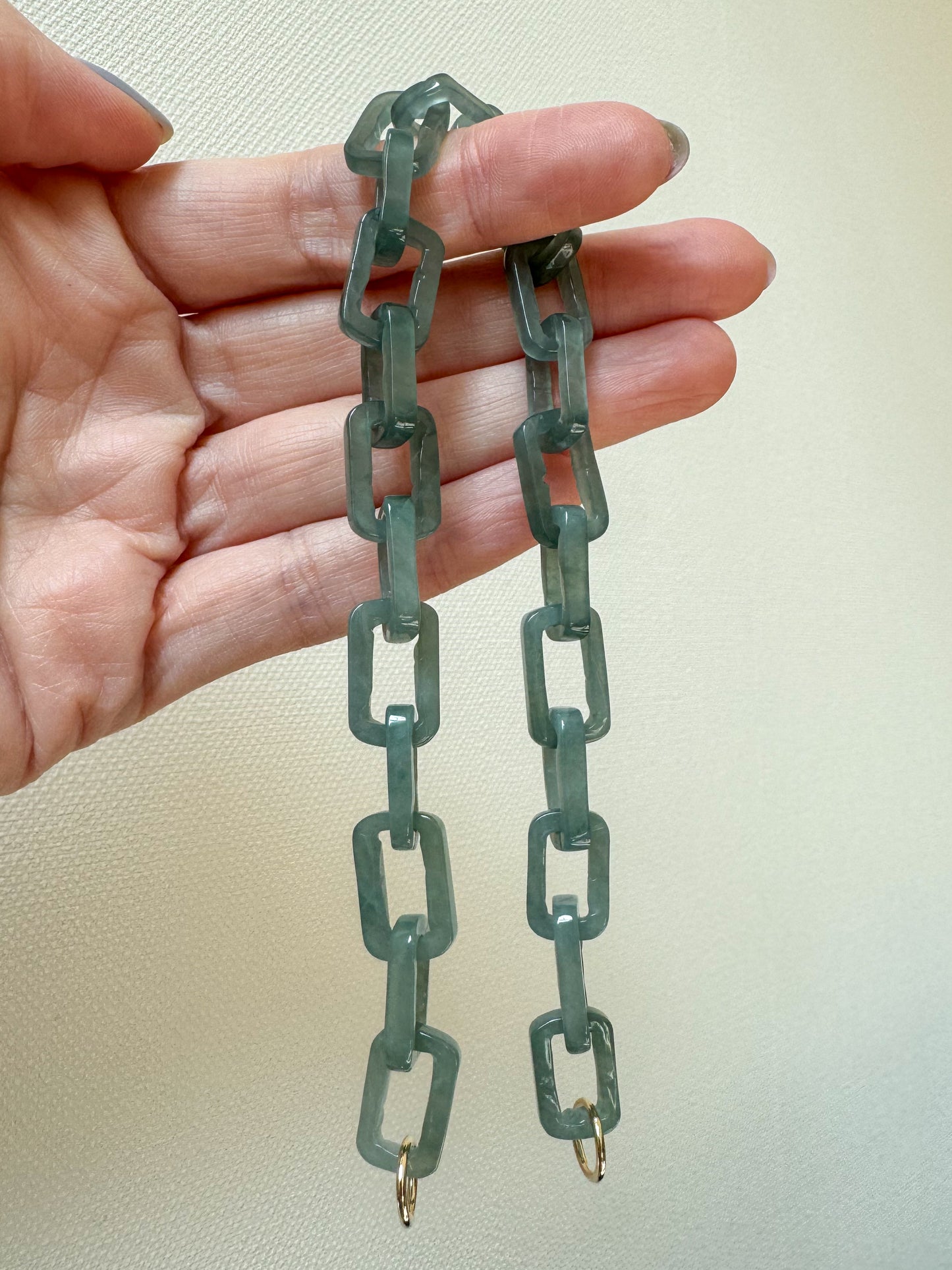Hand Carved Guatemalan Jade Links