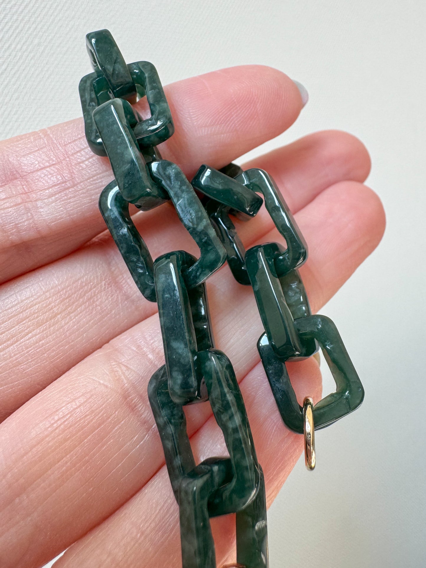 Hand Carved Guatemalan Jade Links