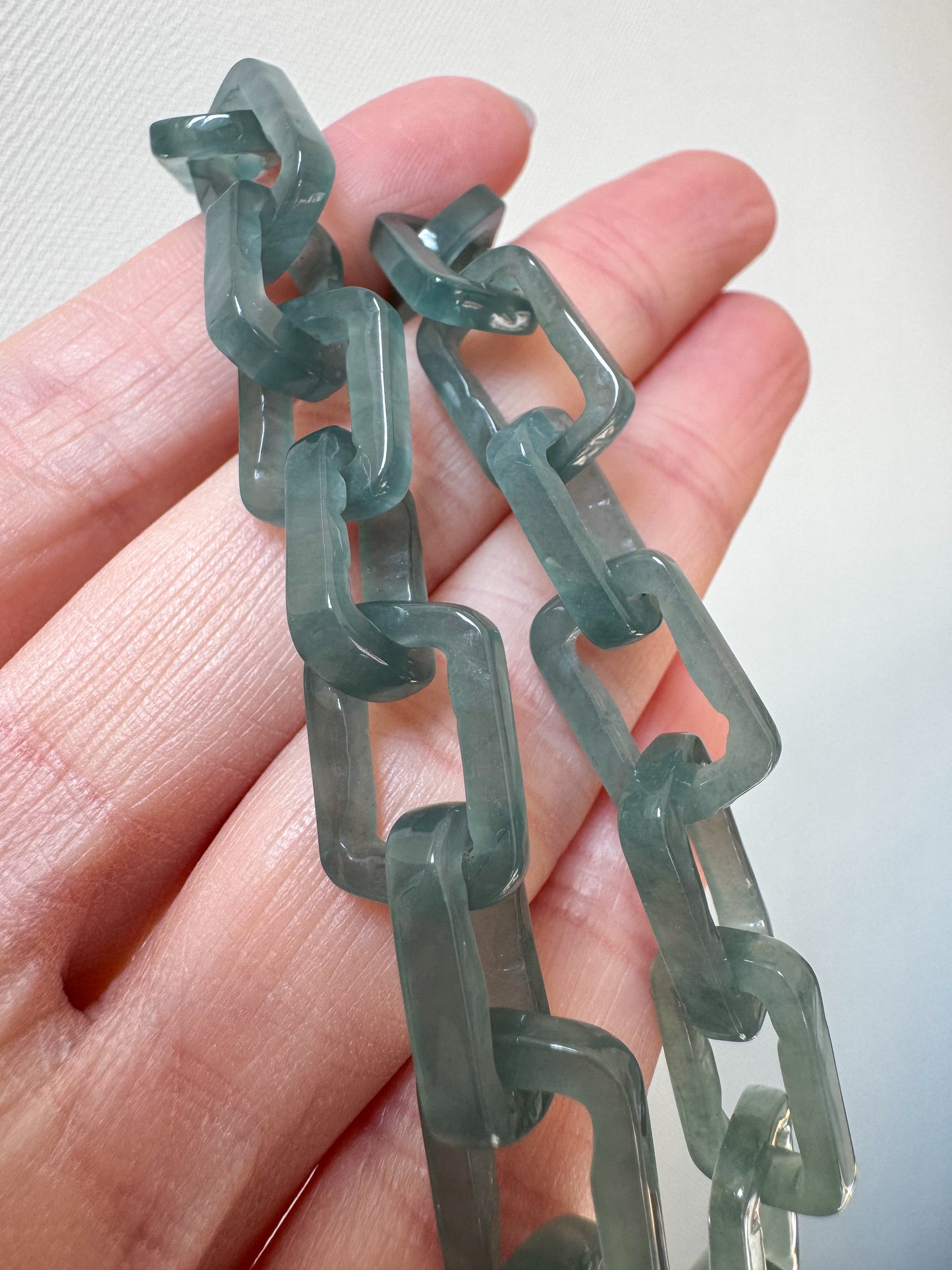 Hand Carved Guatemalan Jade Links
