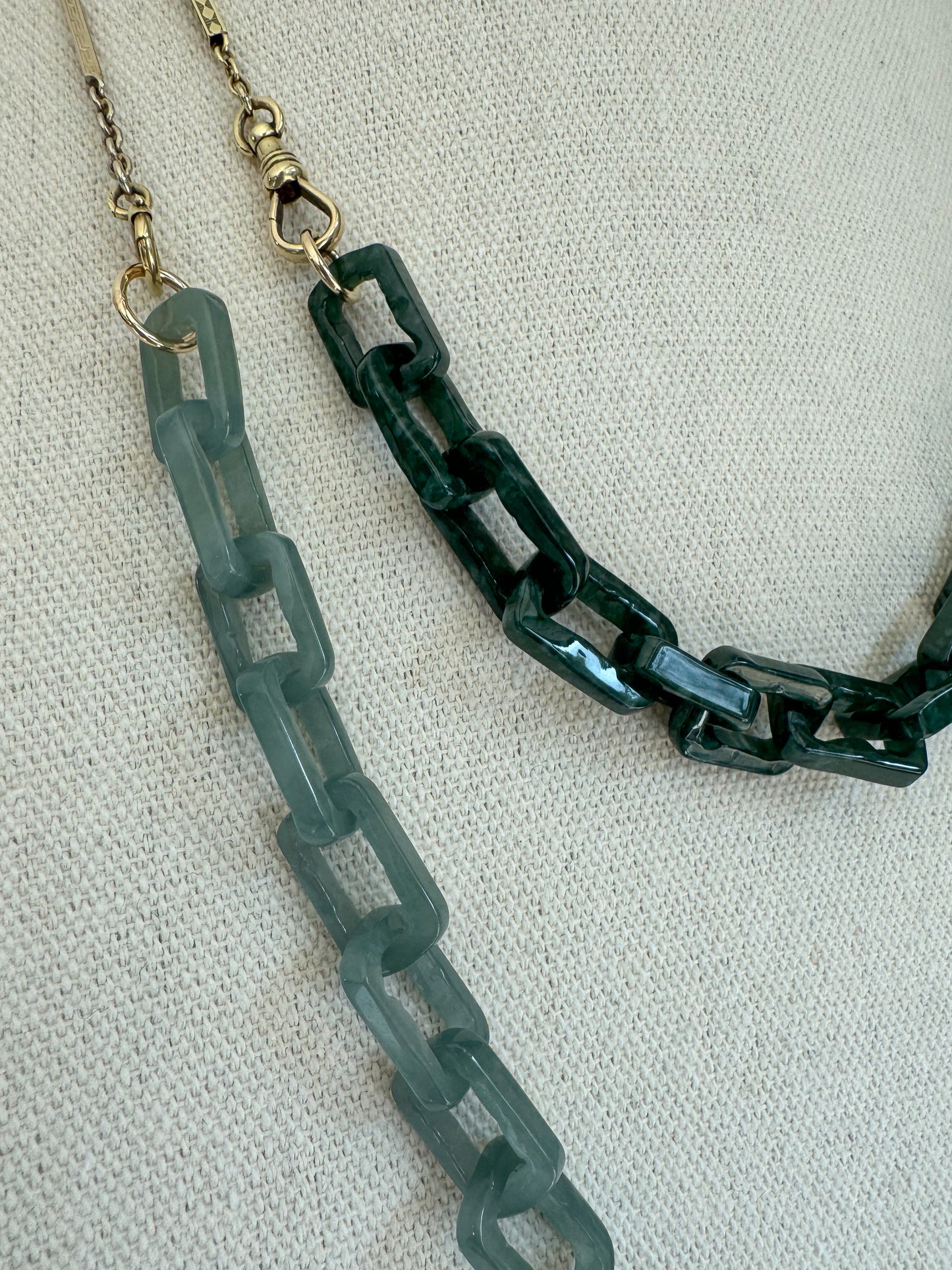 Hand Carved Guatemalan Jade Links