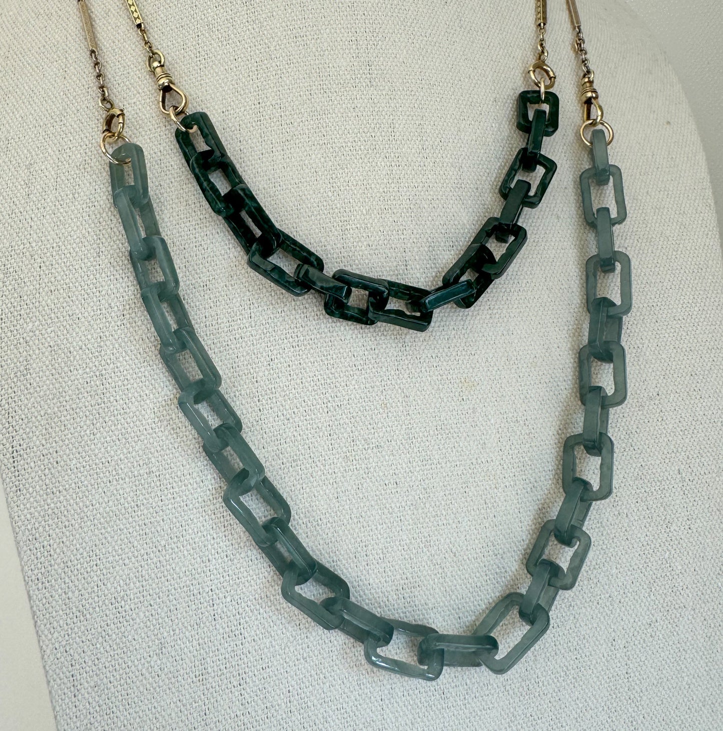 Hand Carved Guatemalan Jade Links