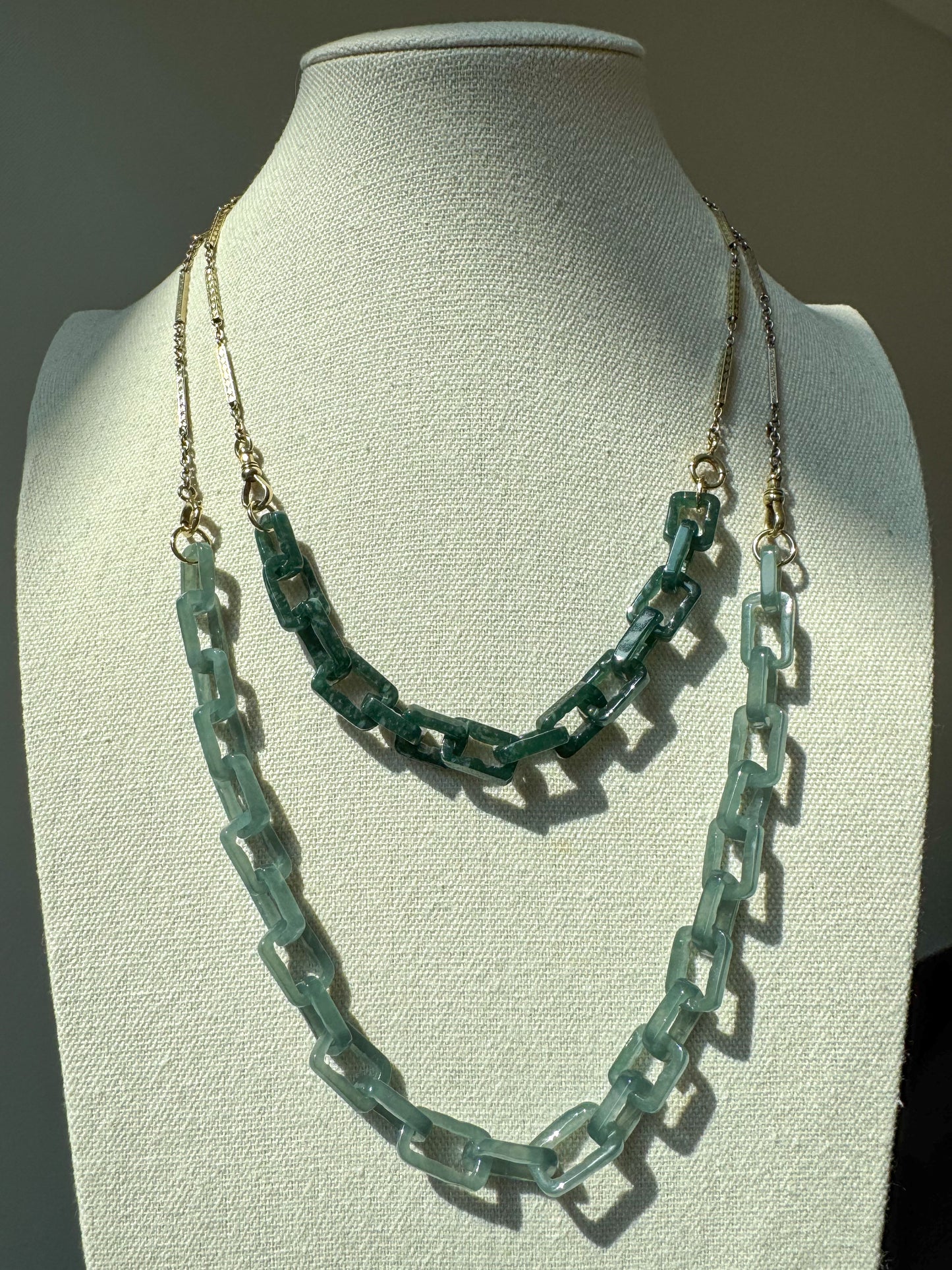 Hand Carved Guatemalan Jade Links
