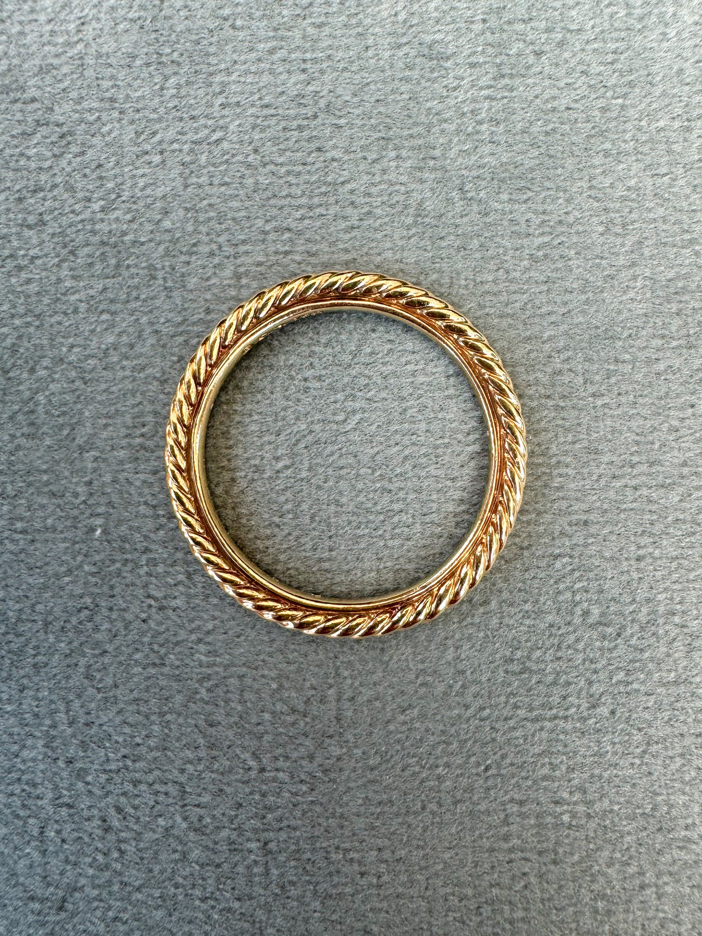 Pre-Loved David Yurman 18K Cable Ring