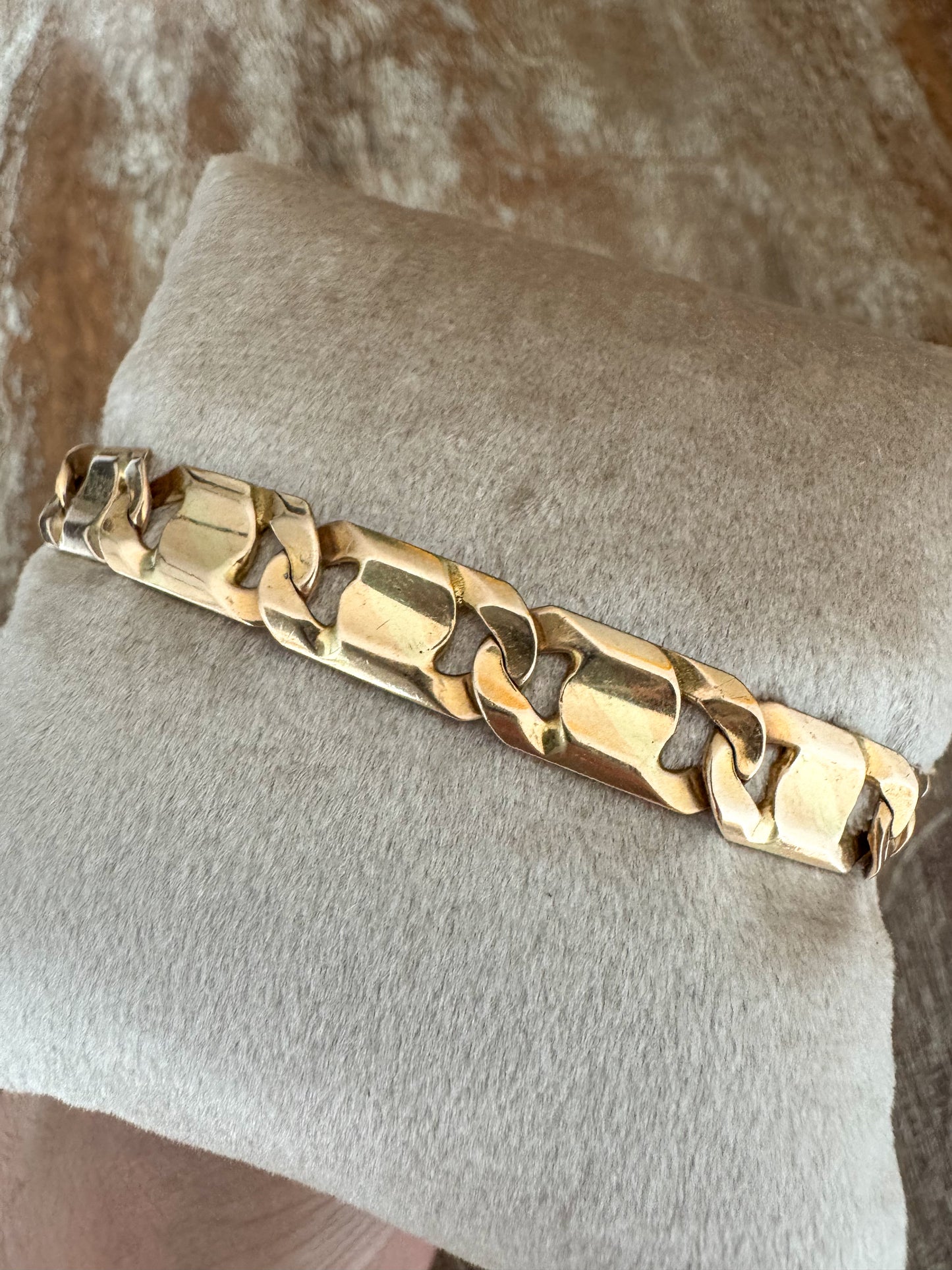 14K Italian Flat Link Bracelet
