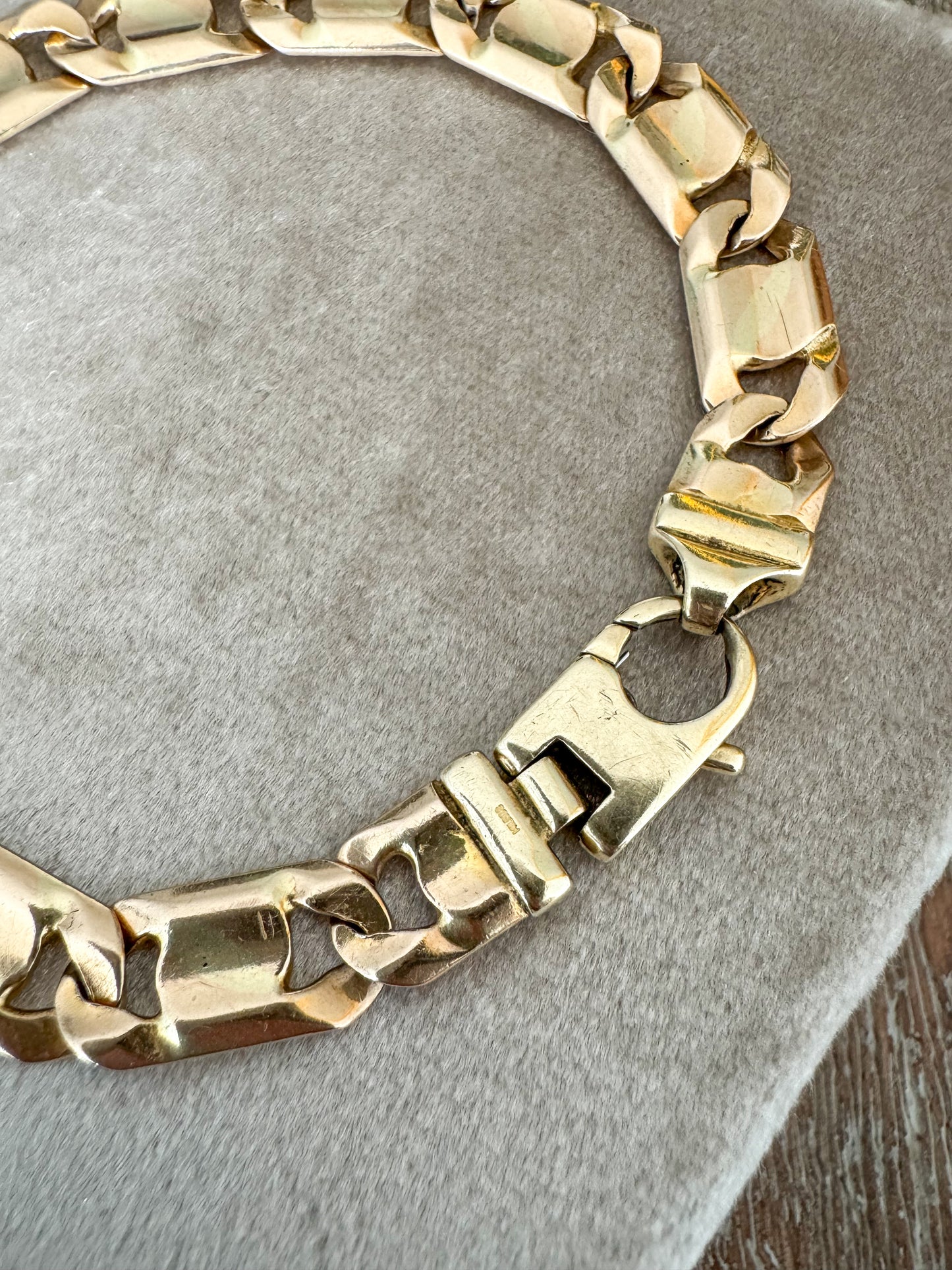 14K Italian Flat Link Bracelet
