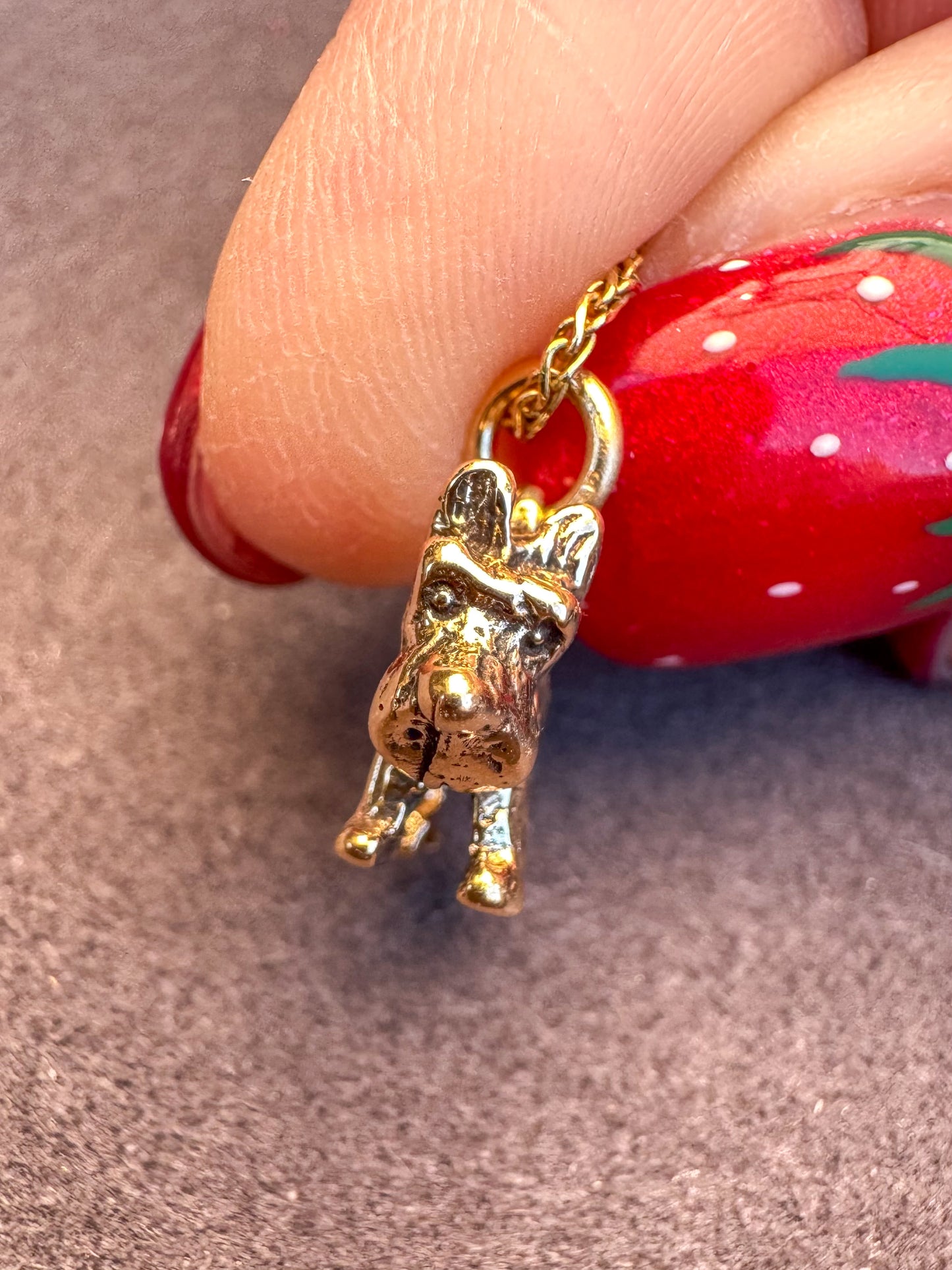 14K Yellow Gold Scottie Dog Charm