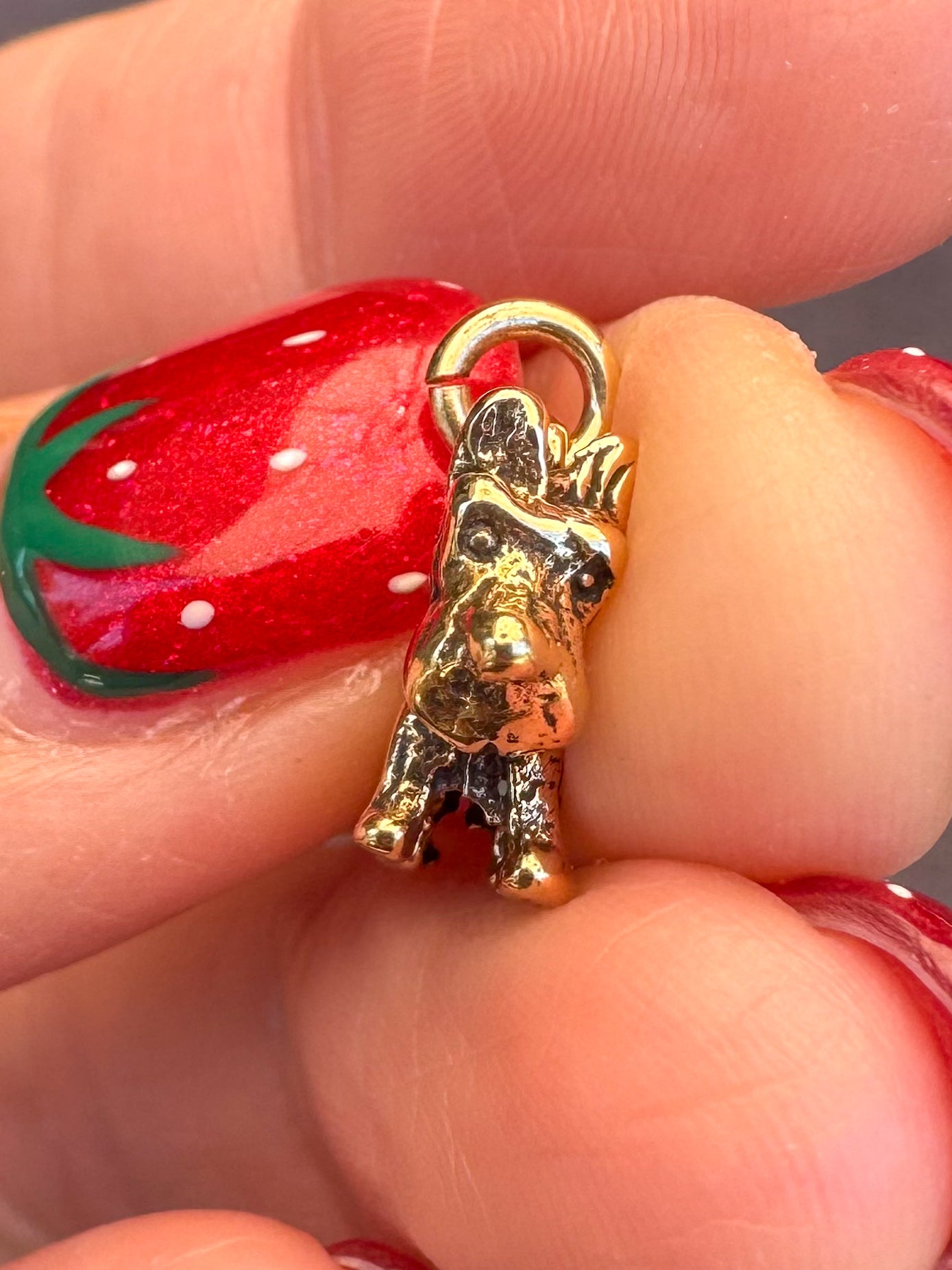 14K Yellow Gold Scottie Dog Charm